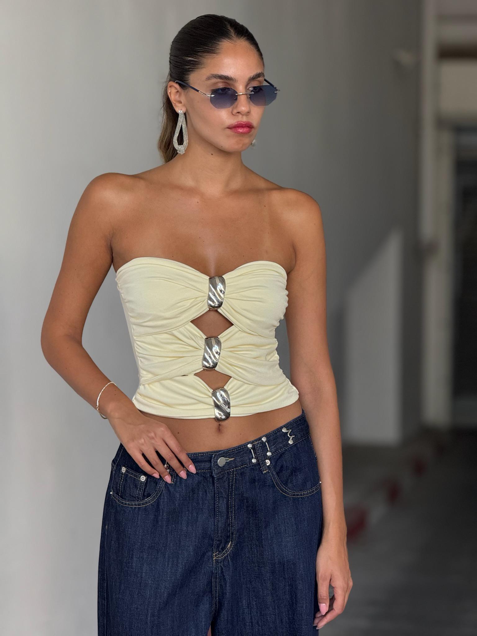 סטרפלס קים צהוב