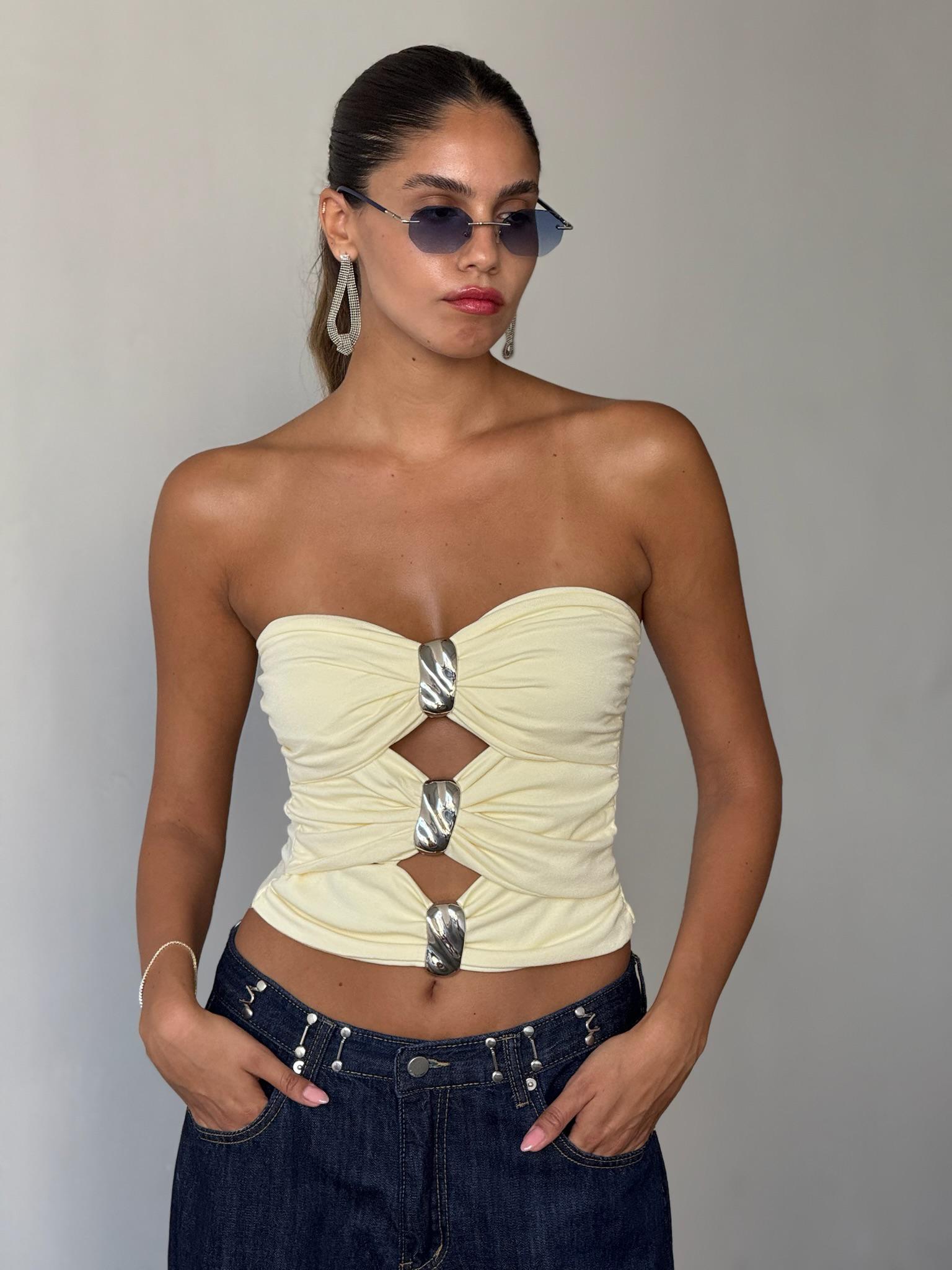 סטרפלס קים צהוב