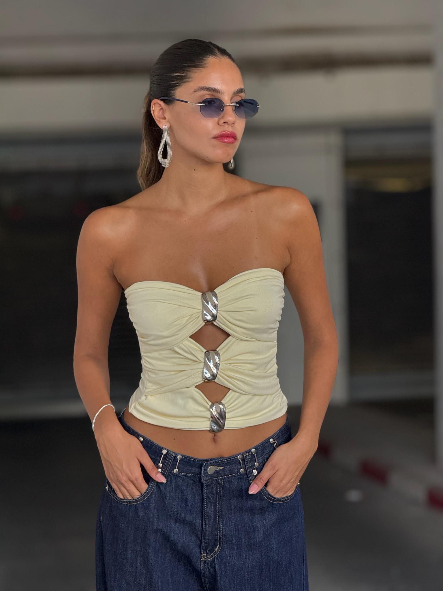 סטרפלס קים צהוב