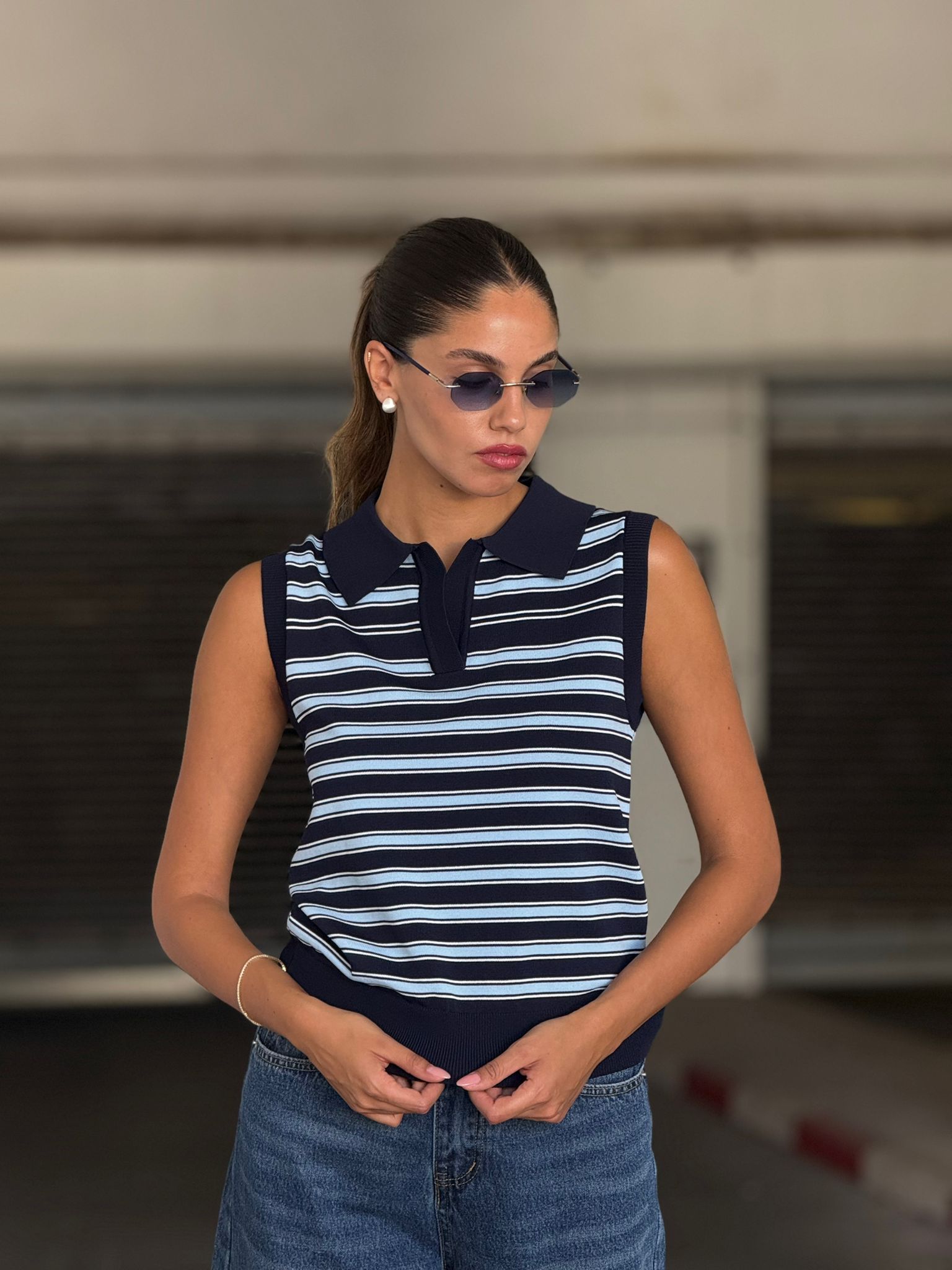 חולצת יהל כחול