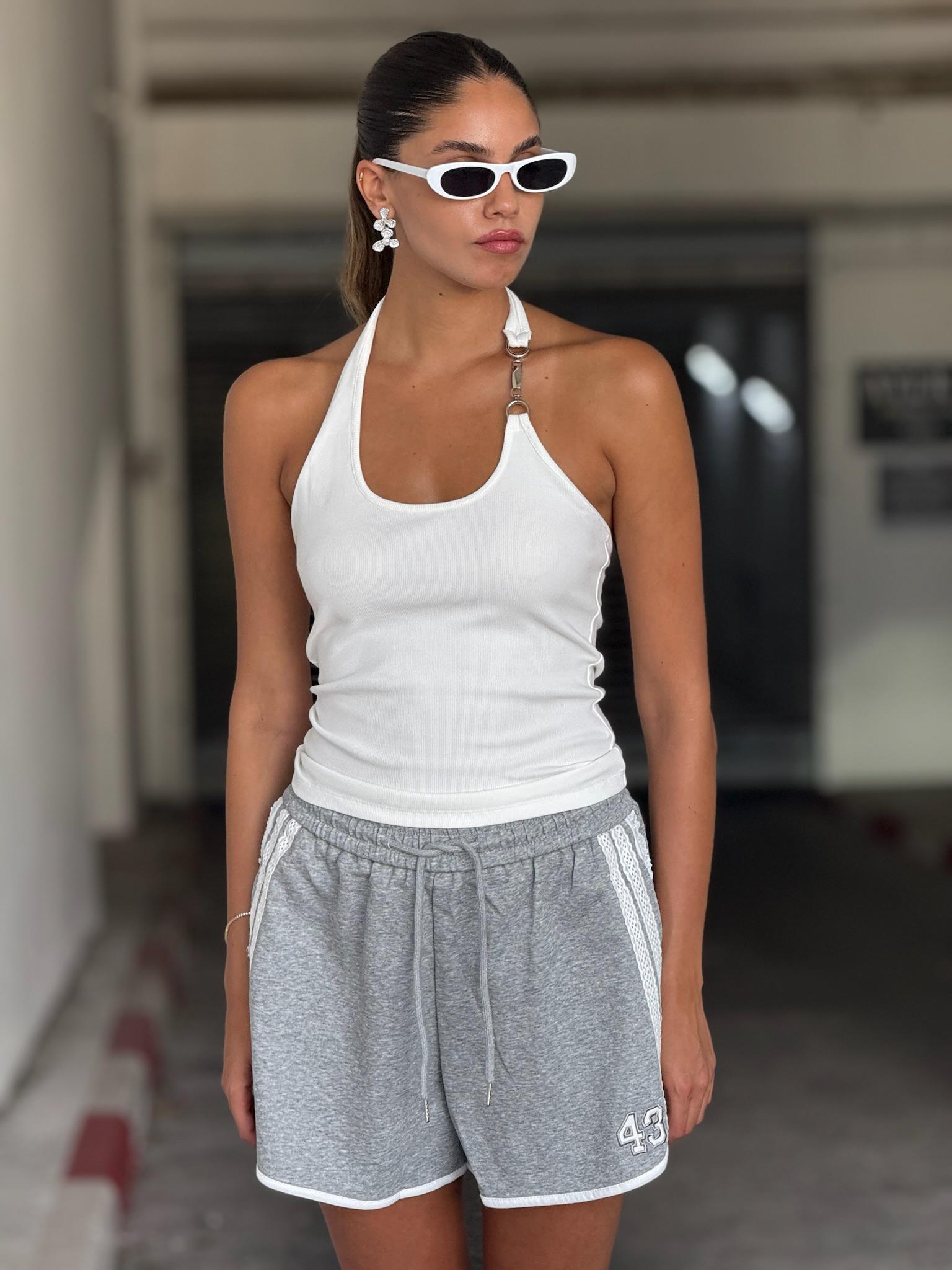 מכנס גבי אפור