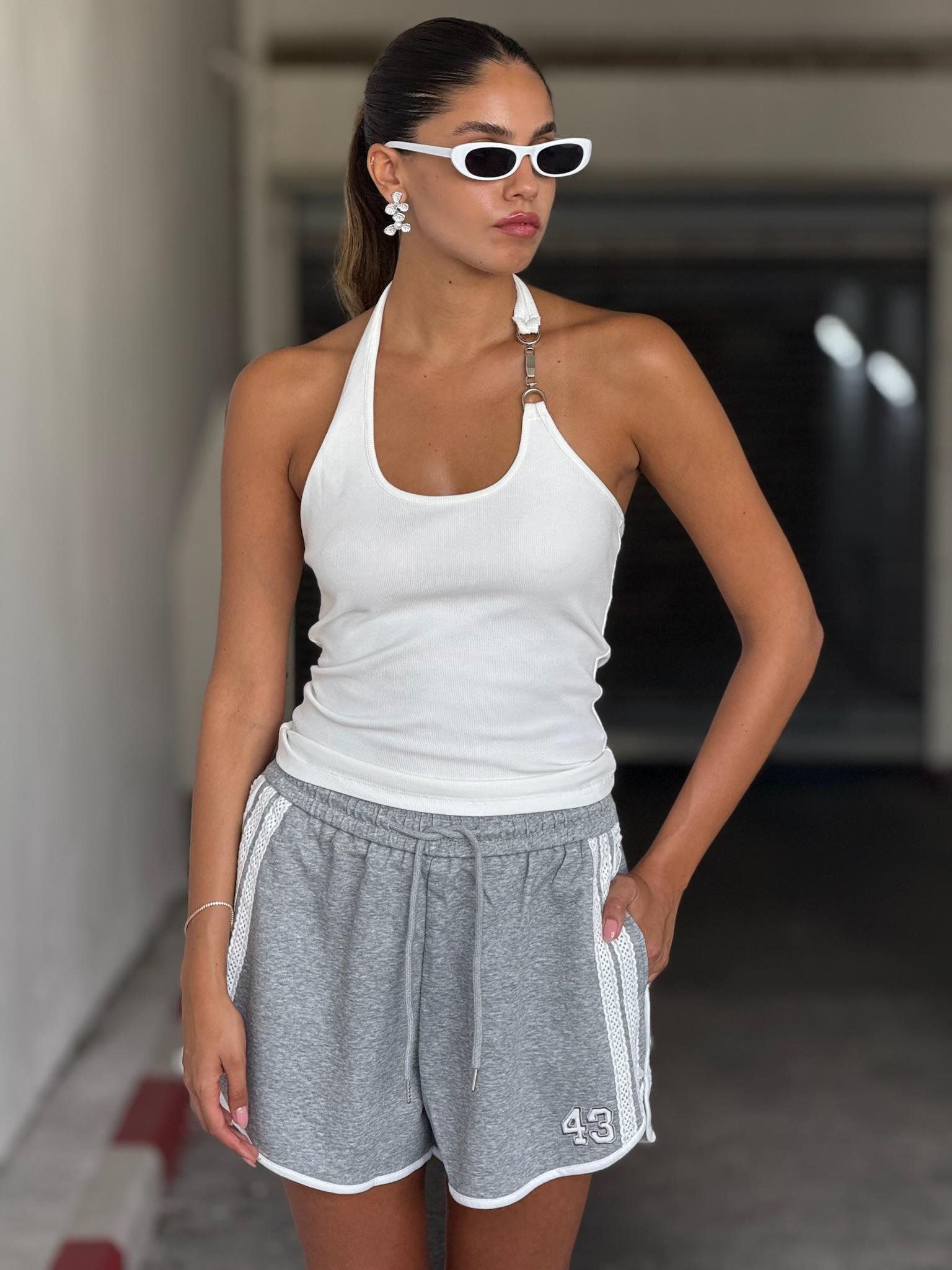 מכנס גבי אפור