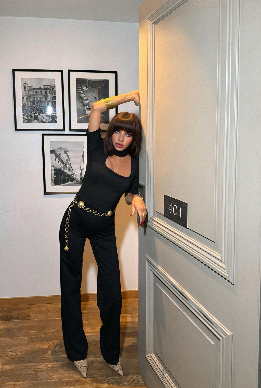 אוברול שנייד שחור