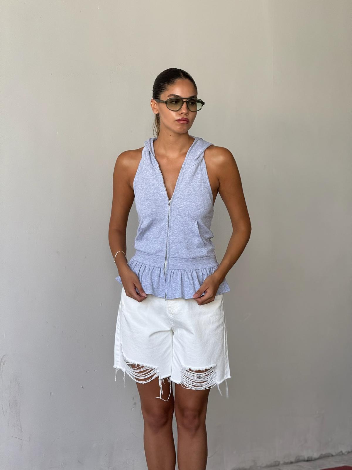 חולצת מירן אפור