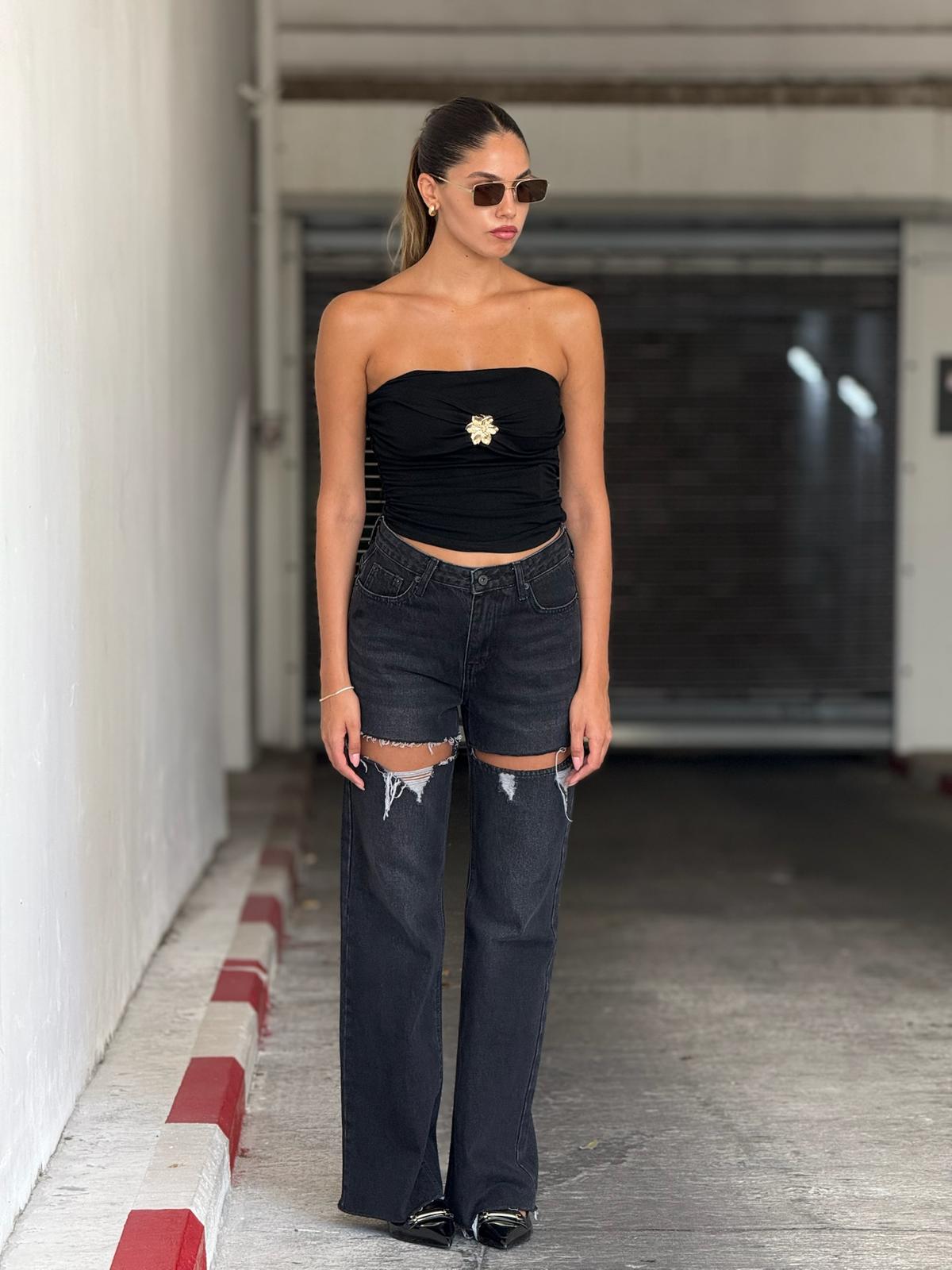 סטרפלס רוז שחור