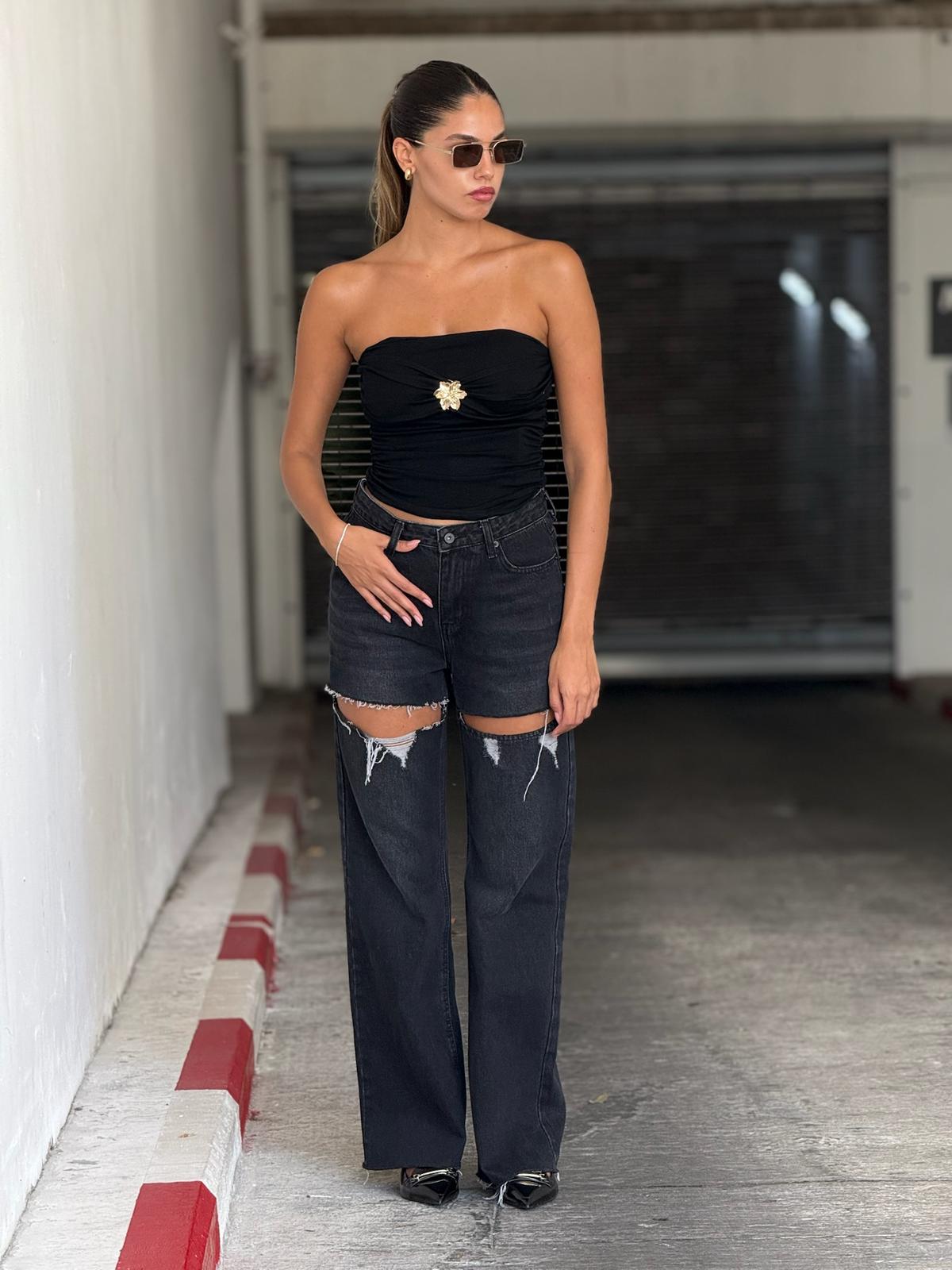 סטרפלס רוז שחור