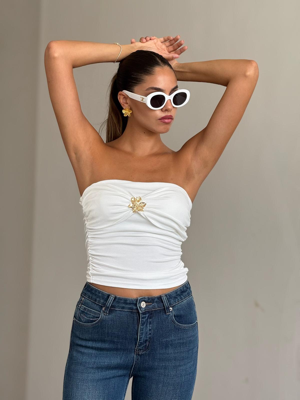 סטרפלס רוז לבן