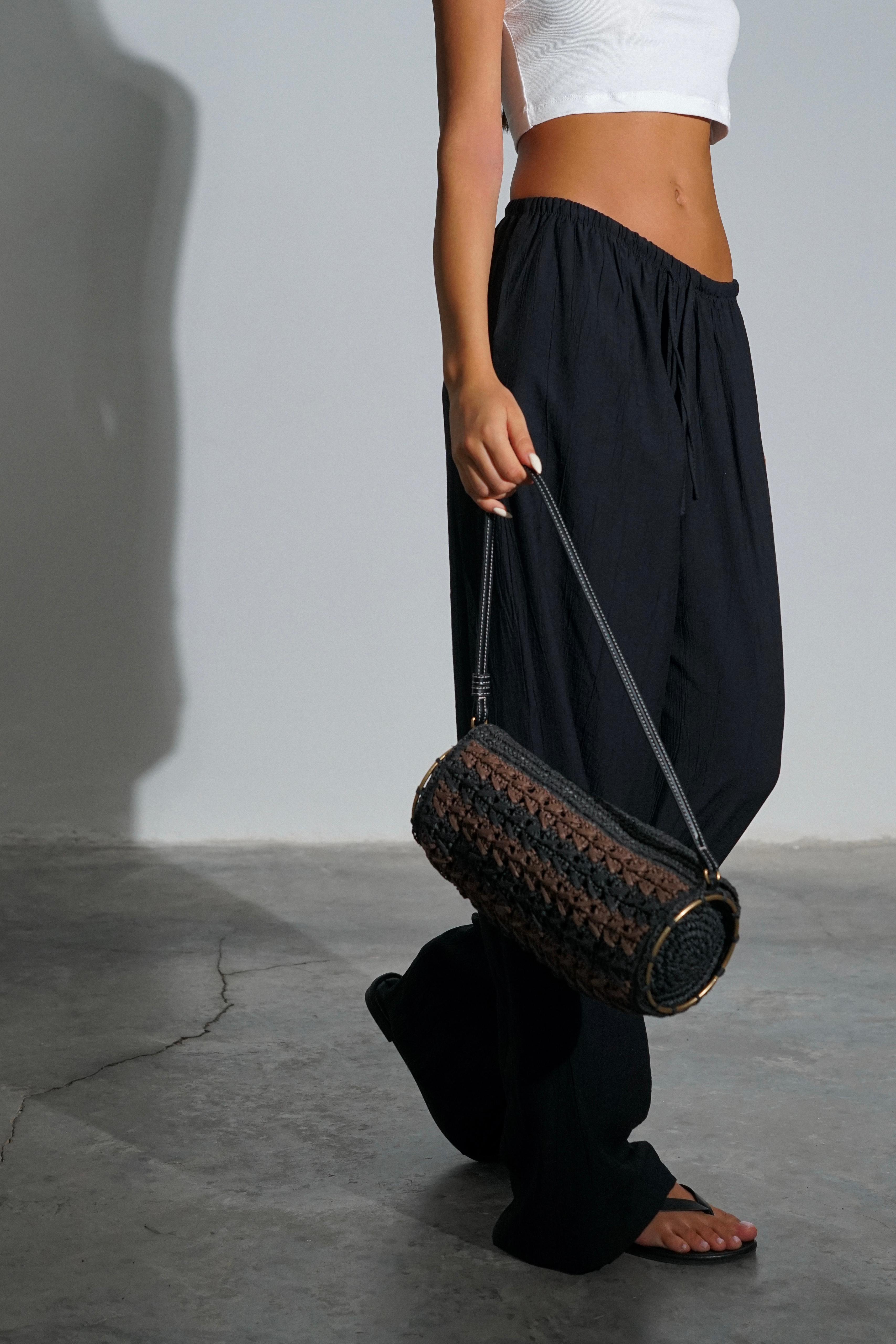 מכנס אלכסה שחור