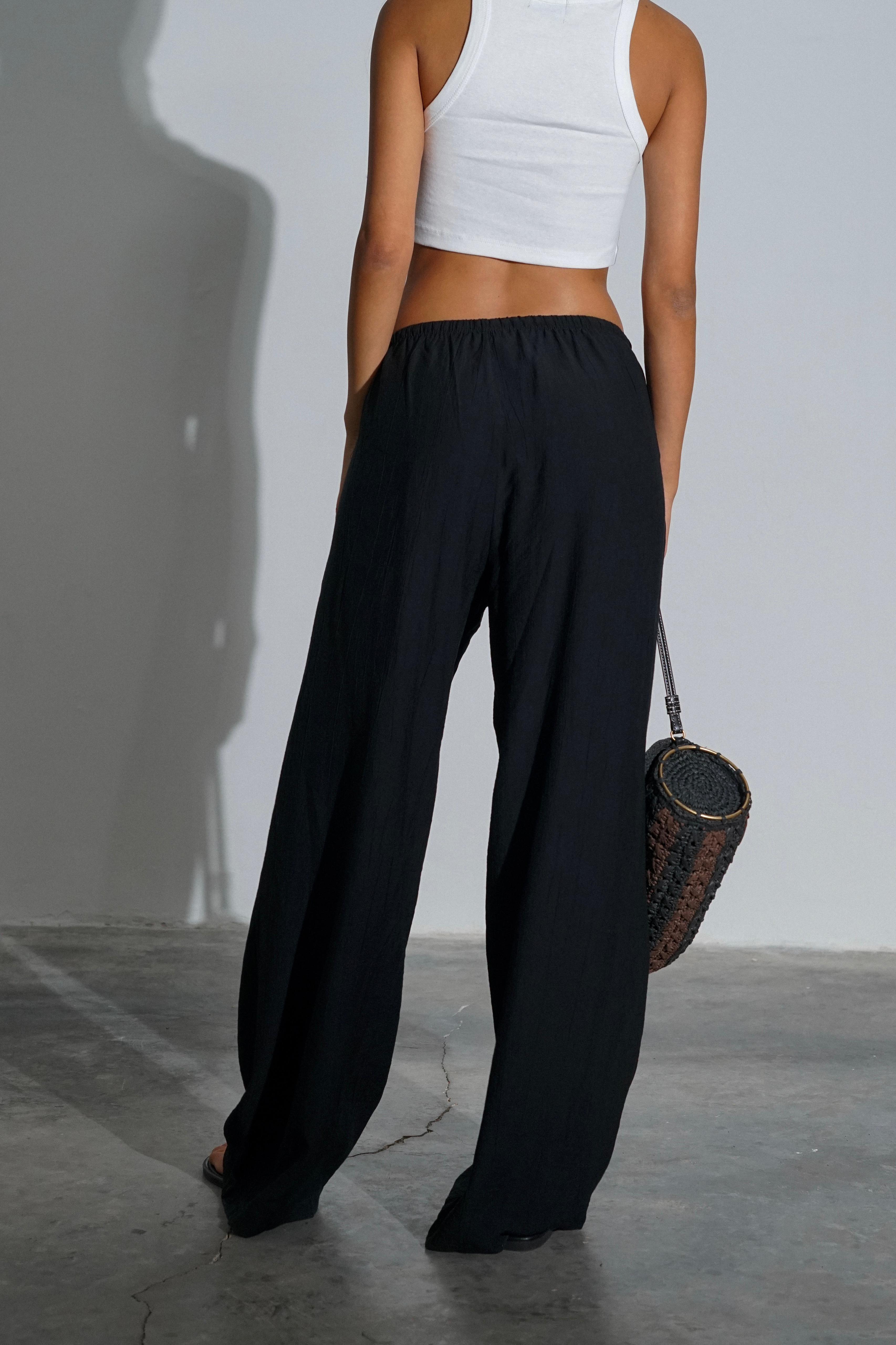 מכנס אלכסה שחור