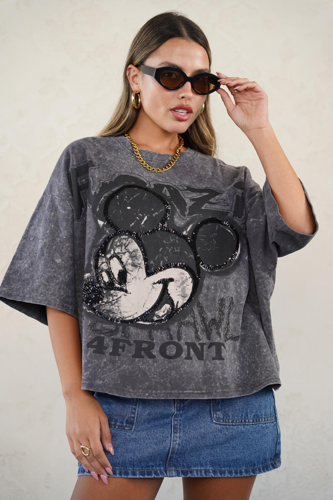 טישרט קורי שחור