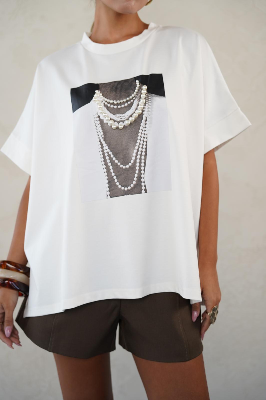 טישרט קייט לבן