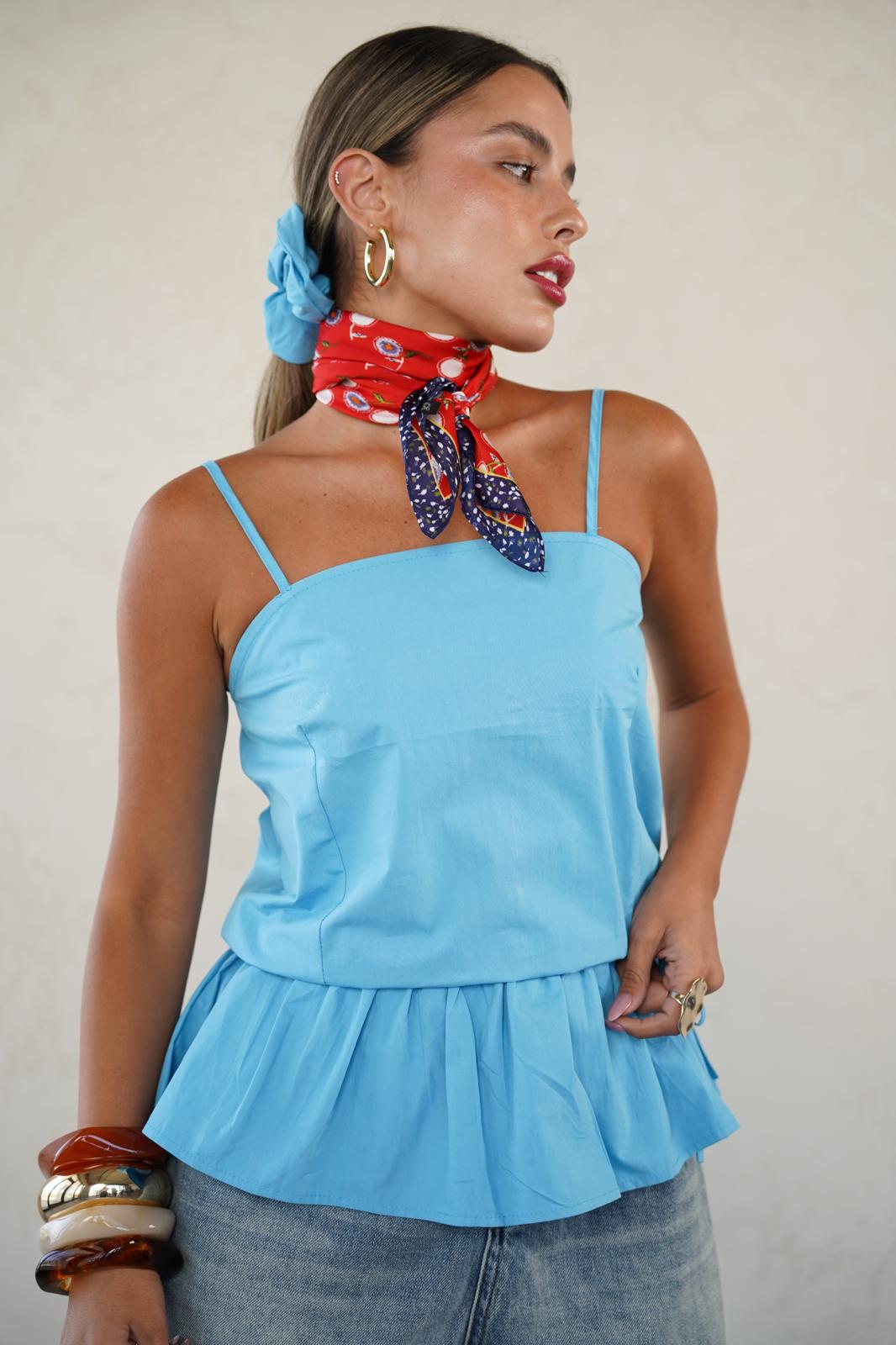 גופיית לני טורקיז