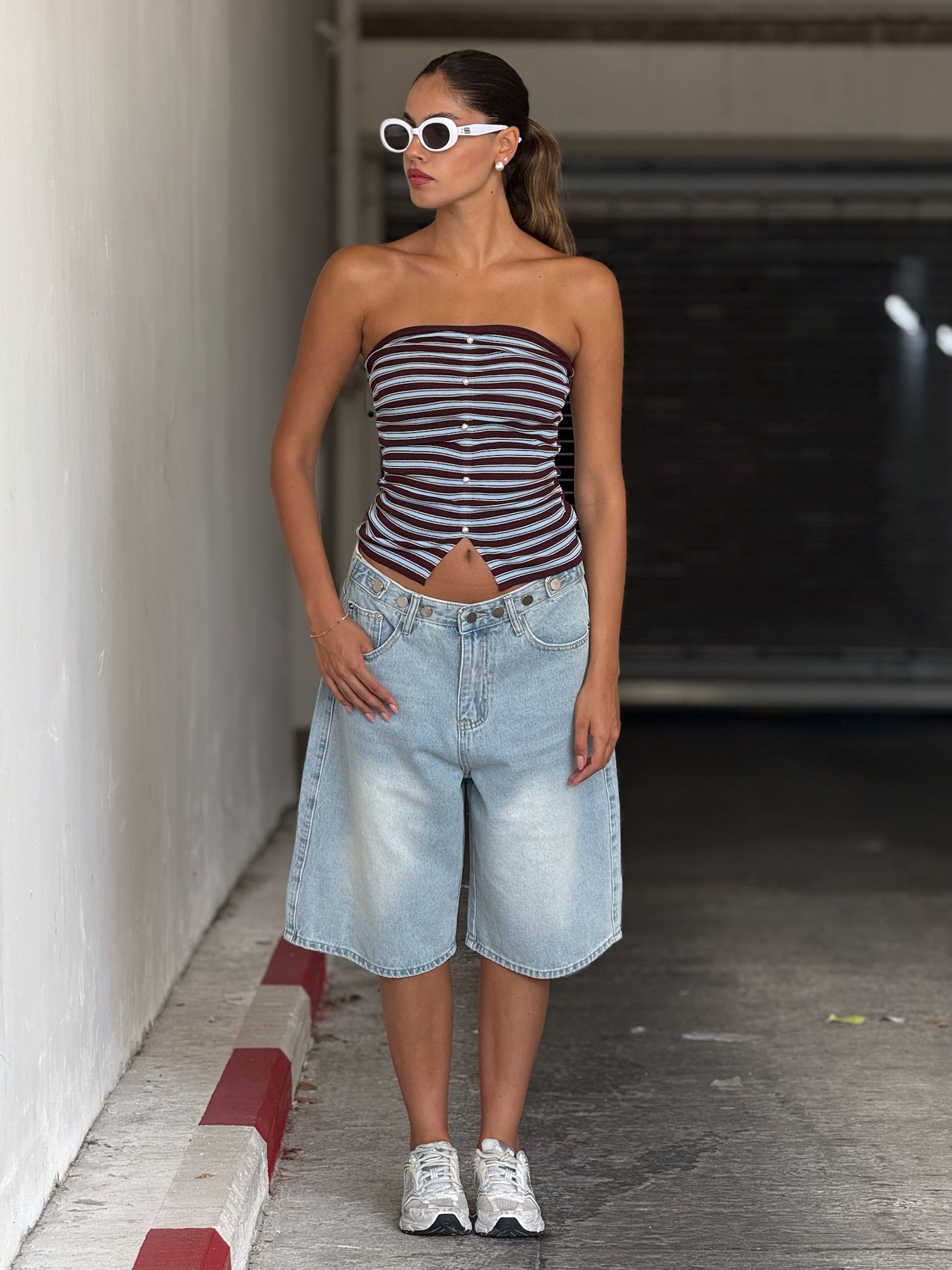 ג'ינס אליאור תכלת