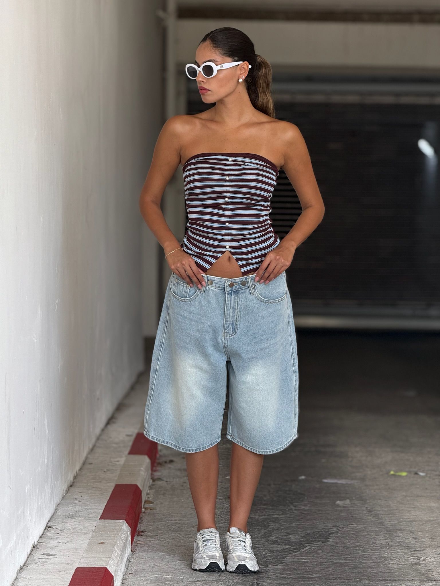 ג'ינס אליאור תכלת