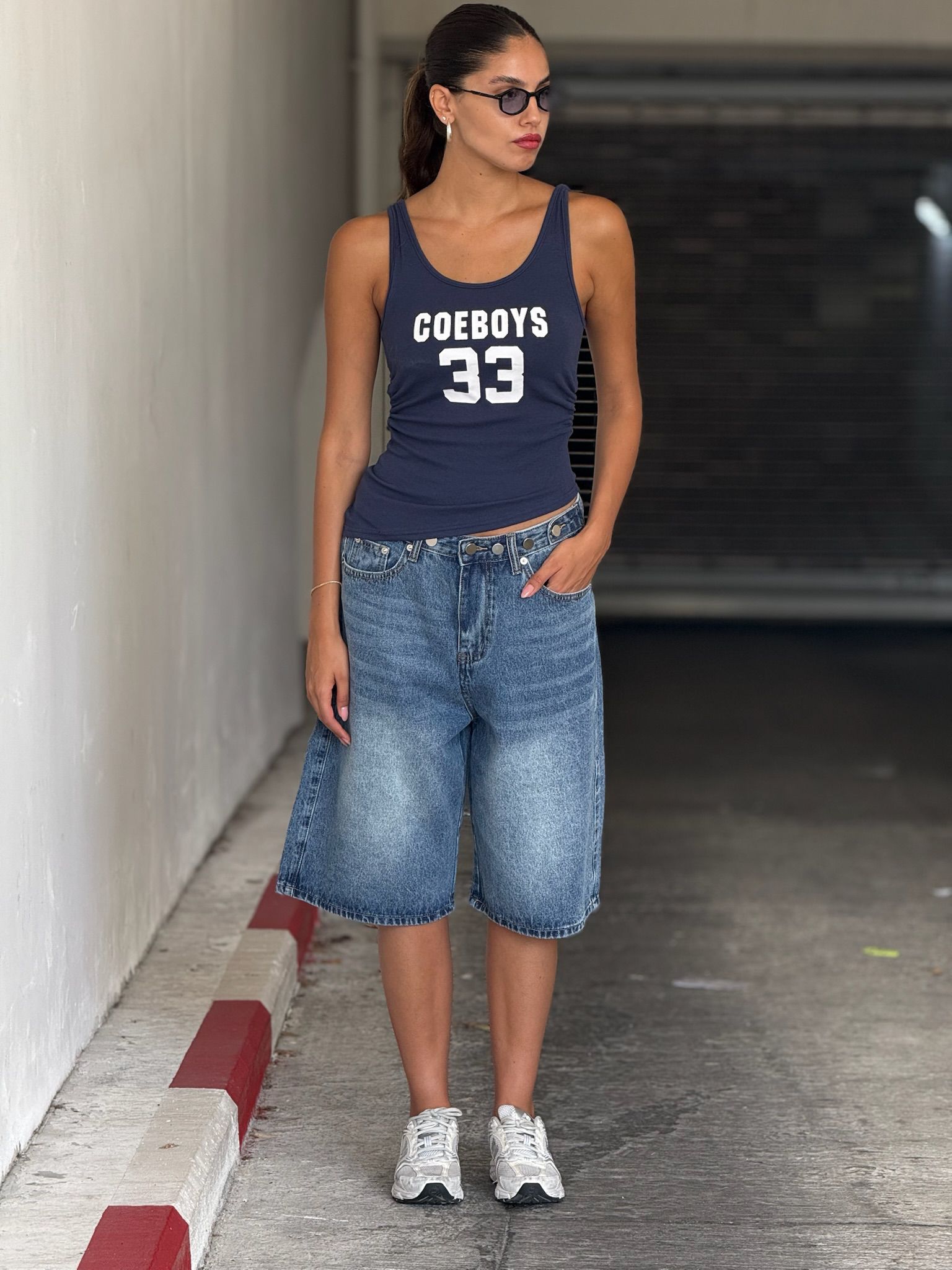 ג'ינס אליאור כחול