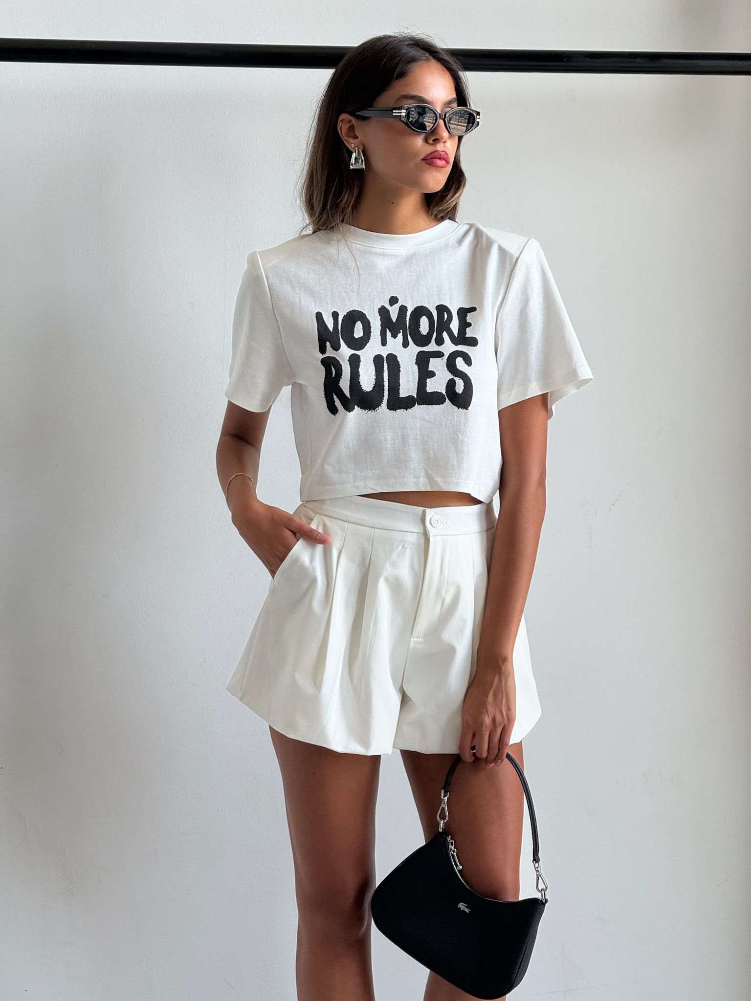 חולצת ריזל לבן