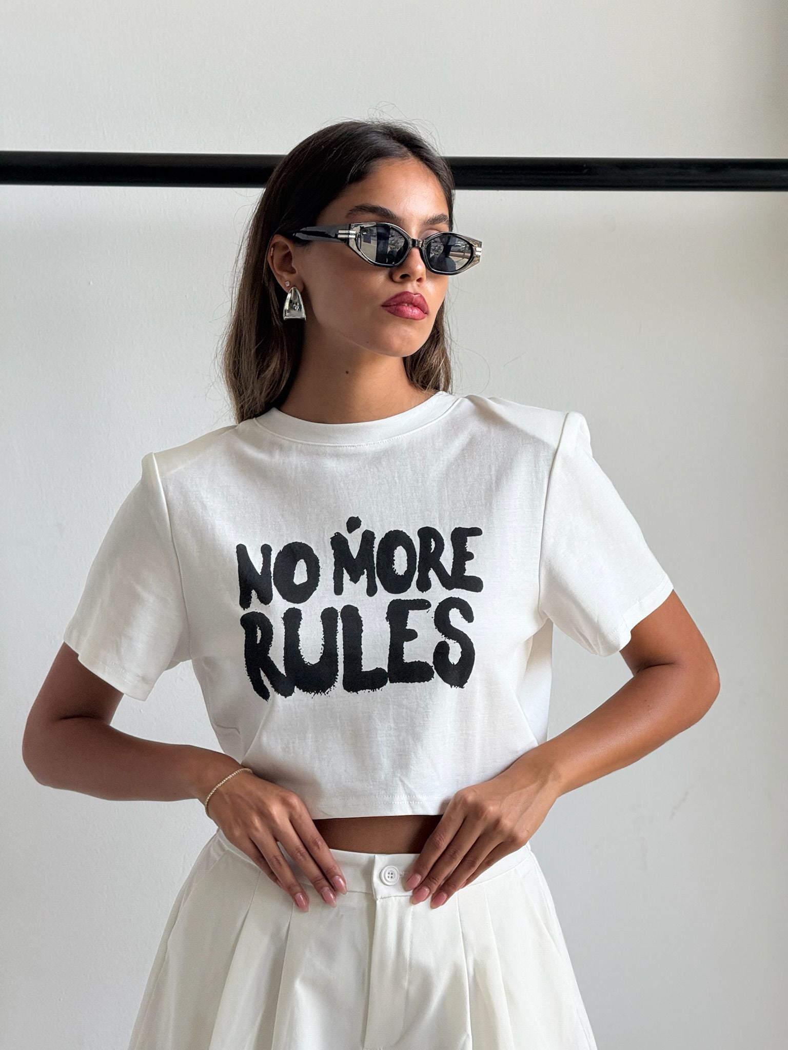 חולצת ריזל לבן