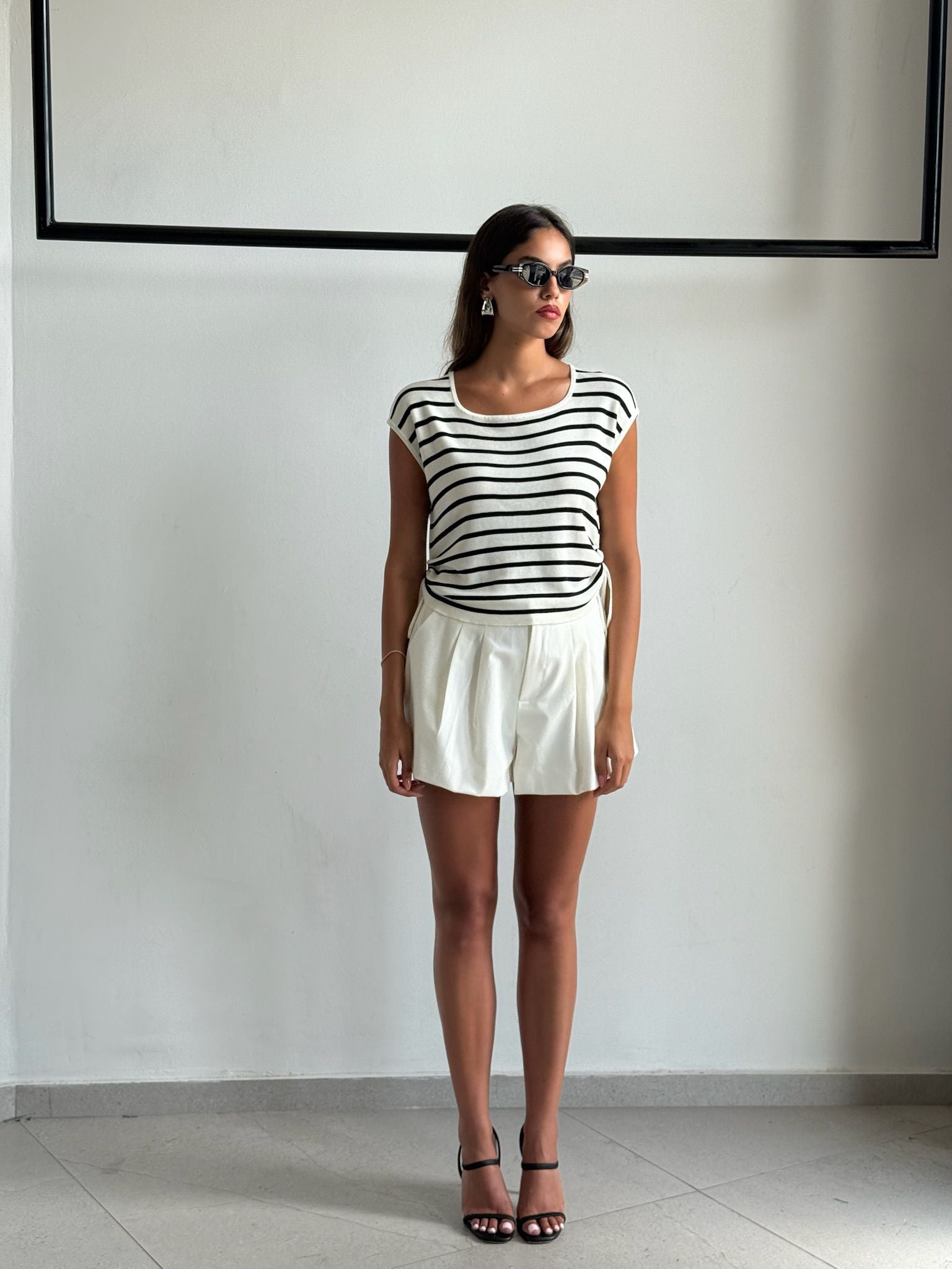 חולצת סנדי לבן