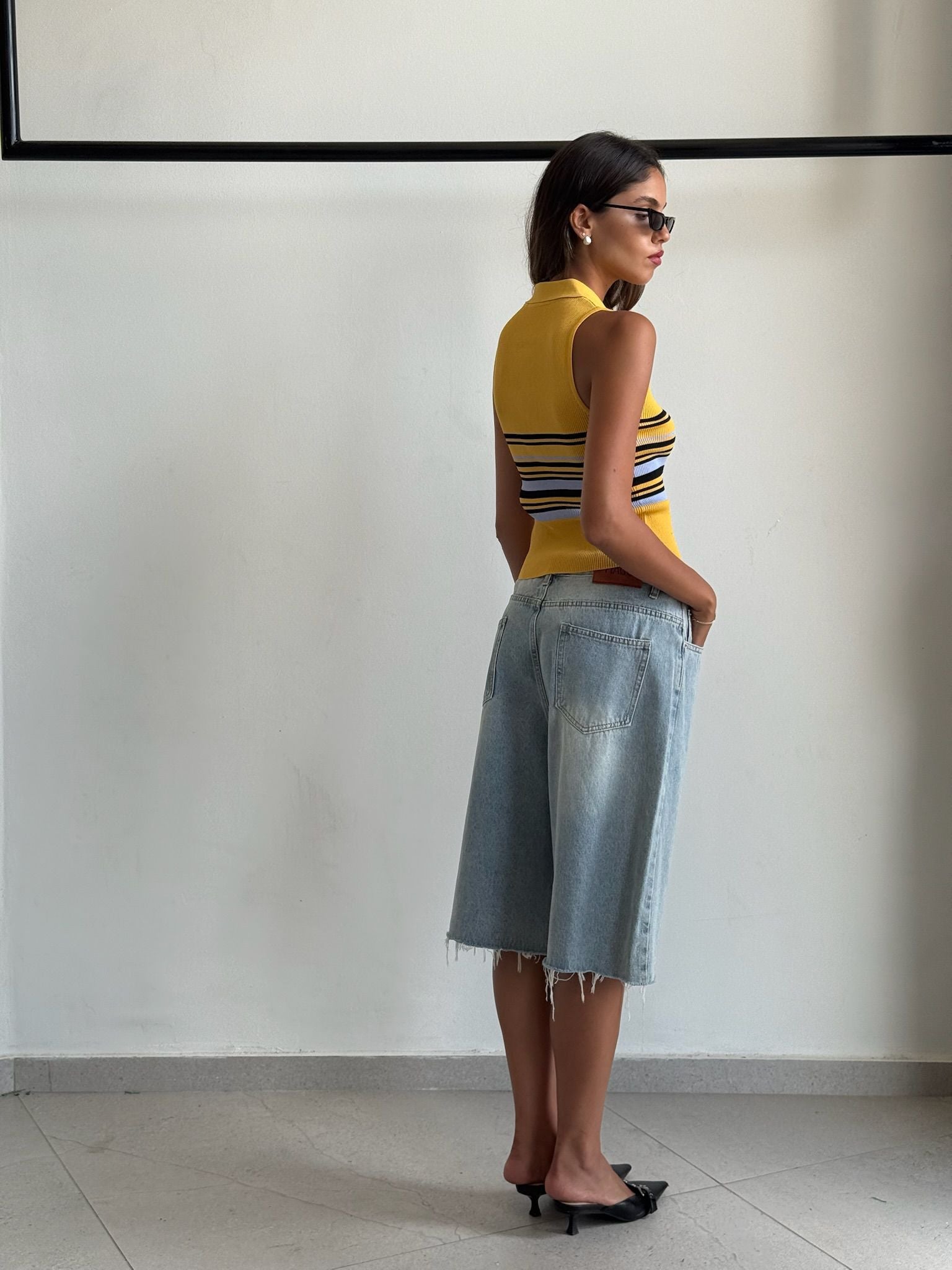 חולצת נל צהוב