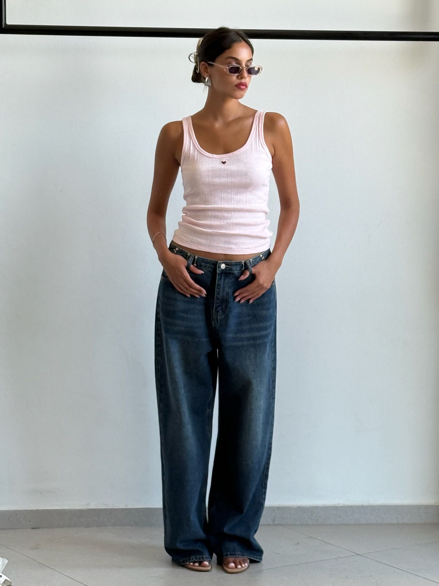 גופיית אלבי ורוד