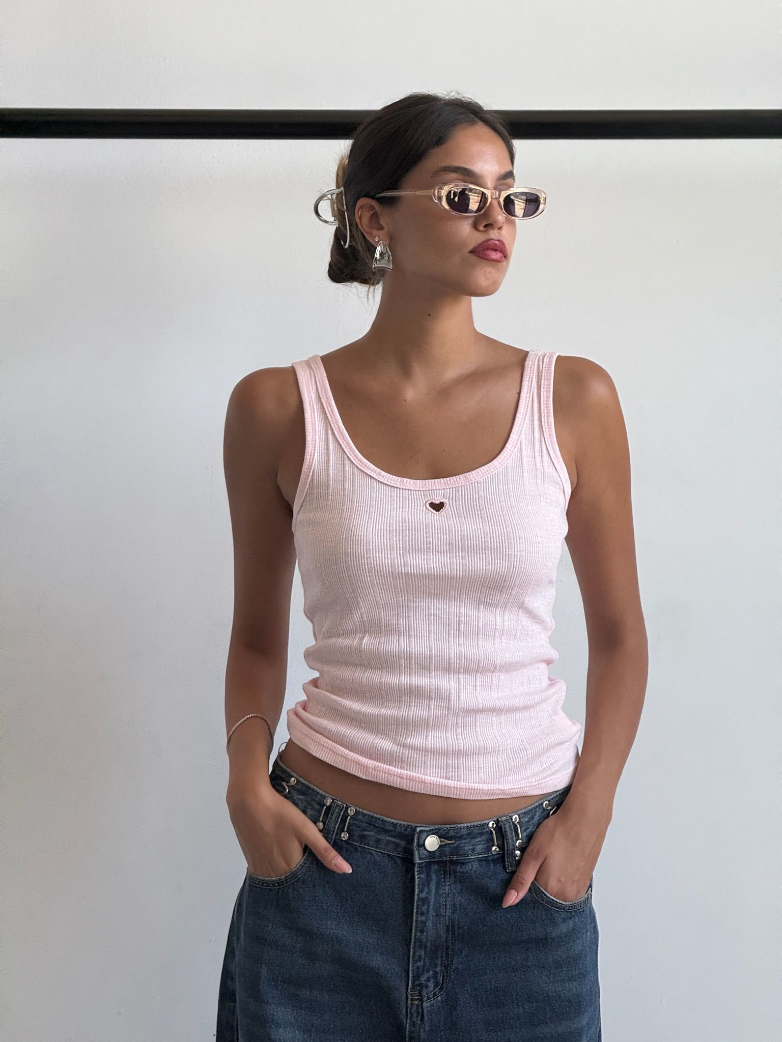 גופיית אלבי ורוד