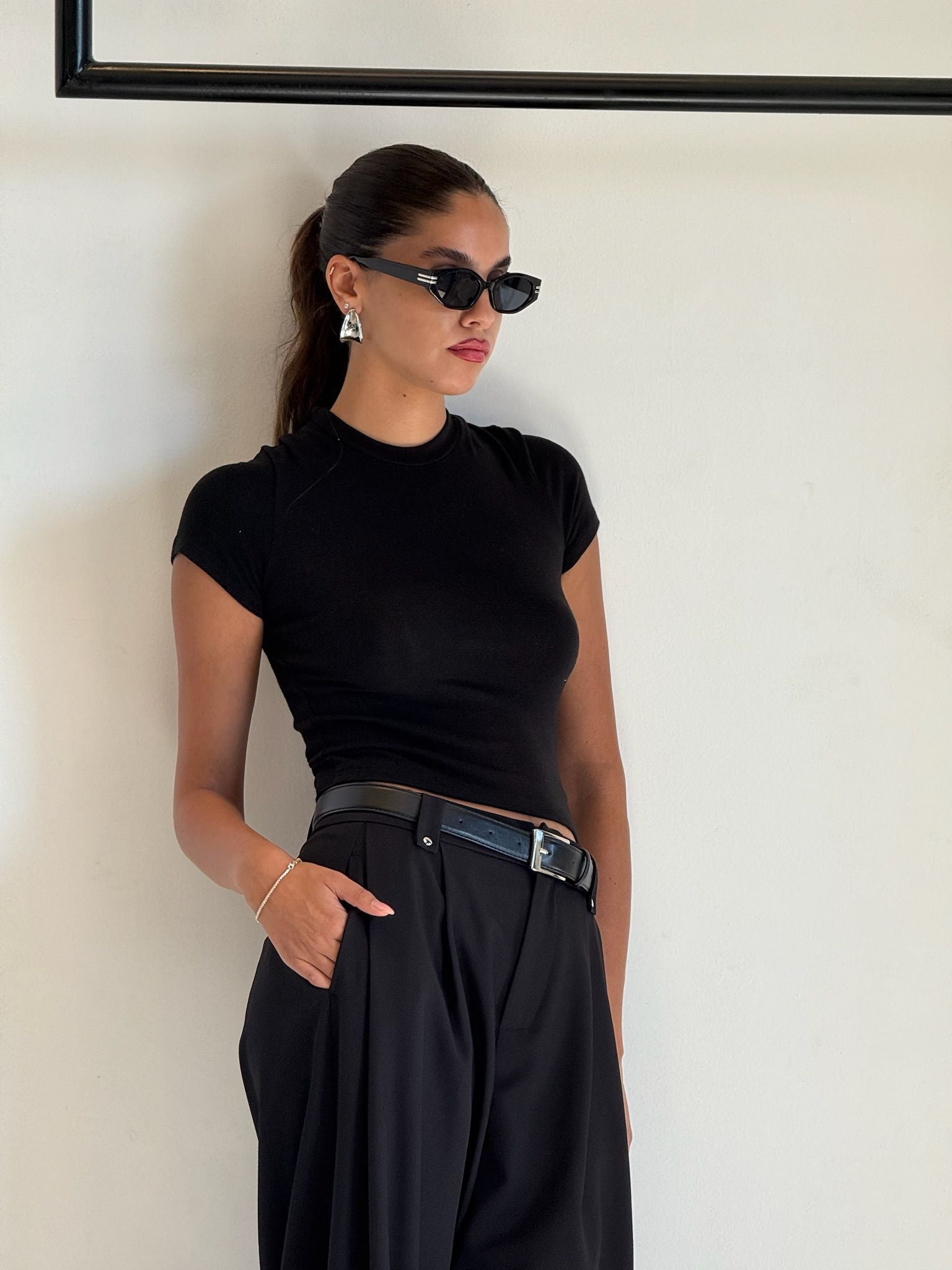 חולצת ריאן שחור