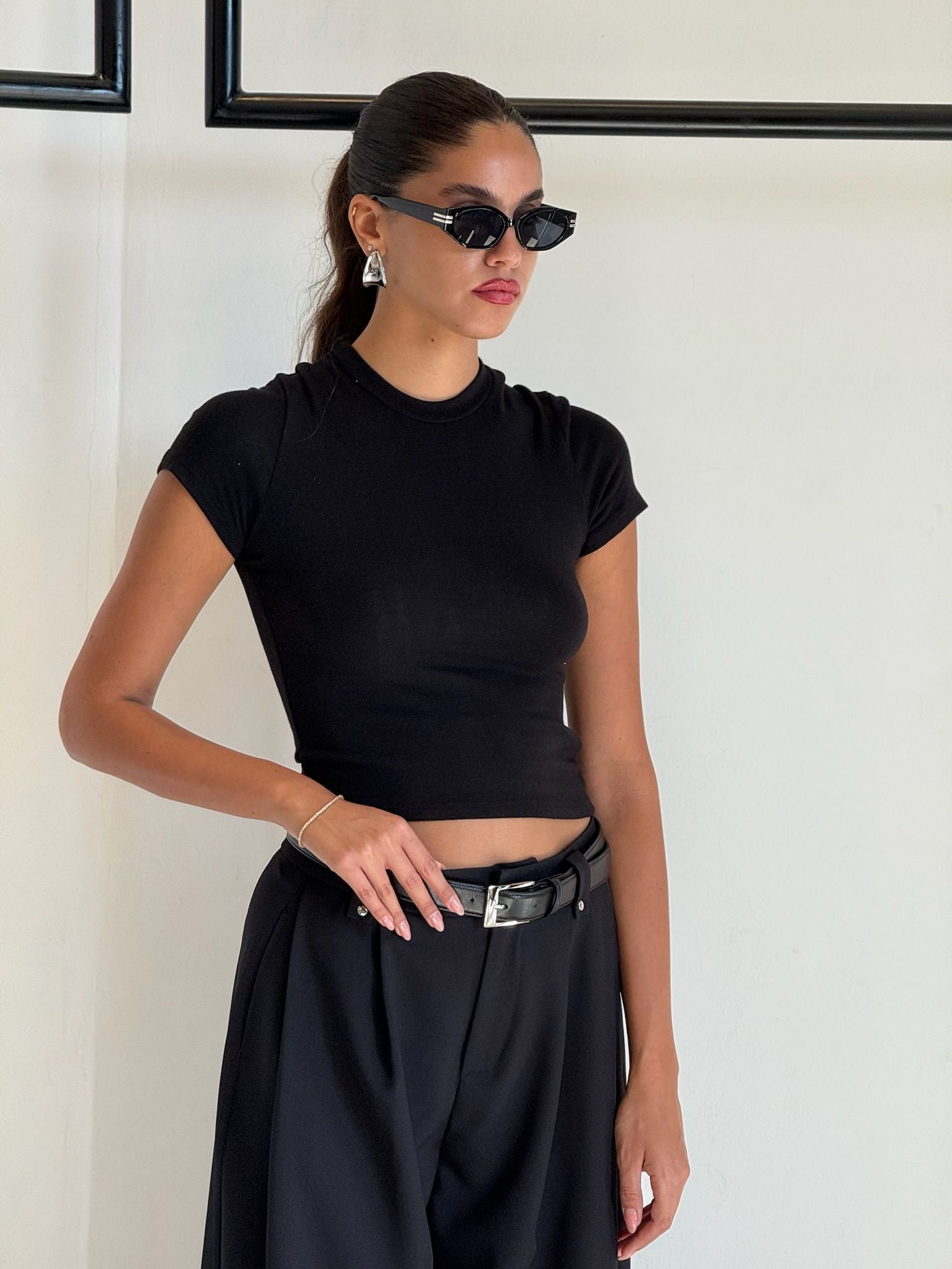 חולצת ריאן שחור