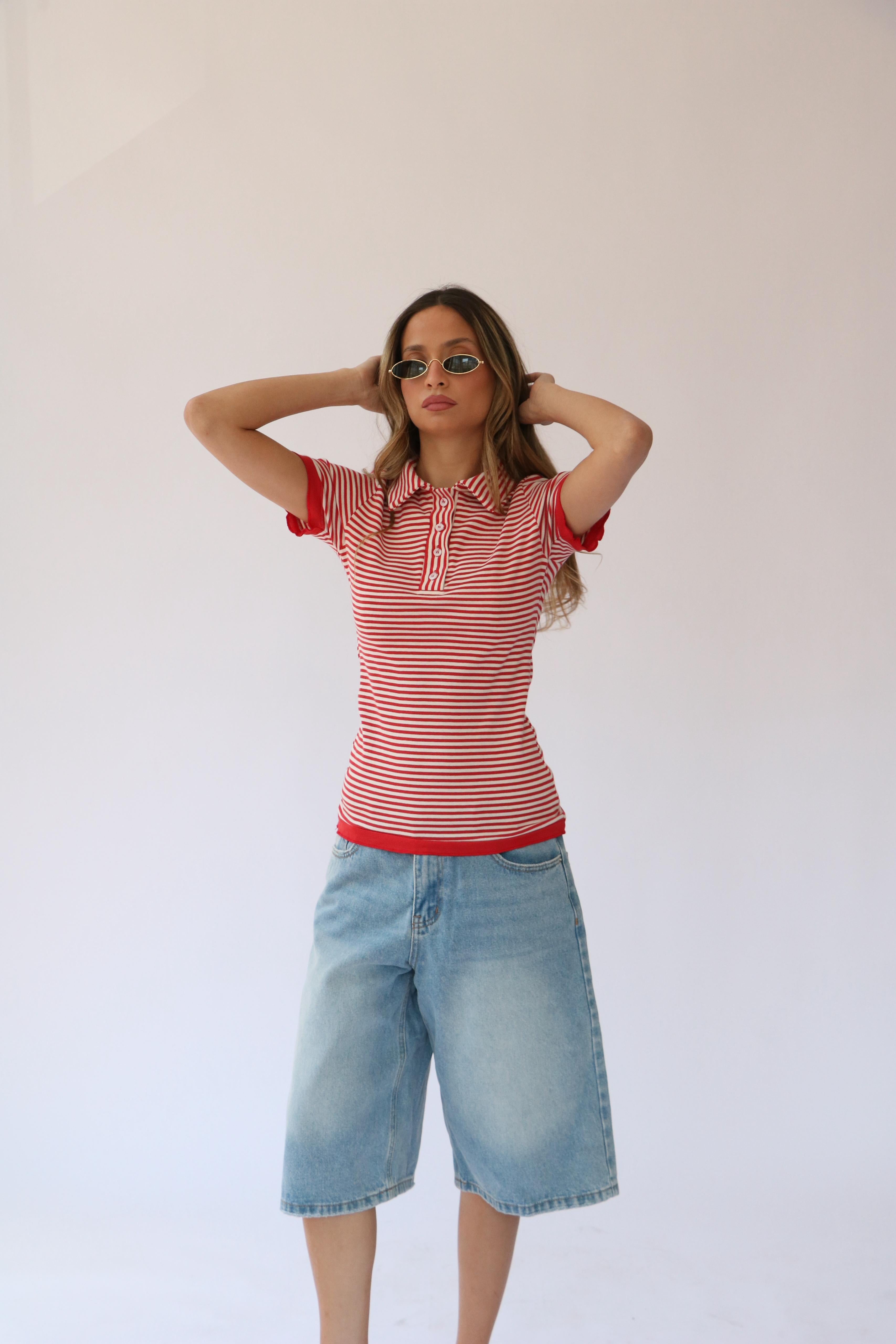 חולצת אלכס אדום