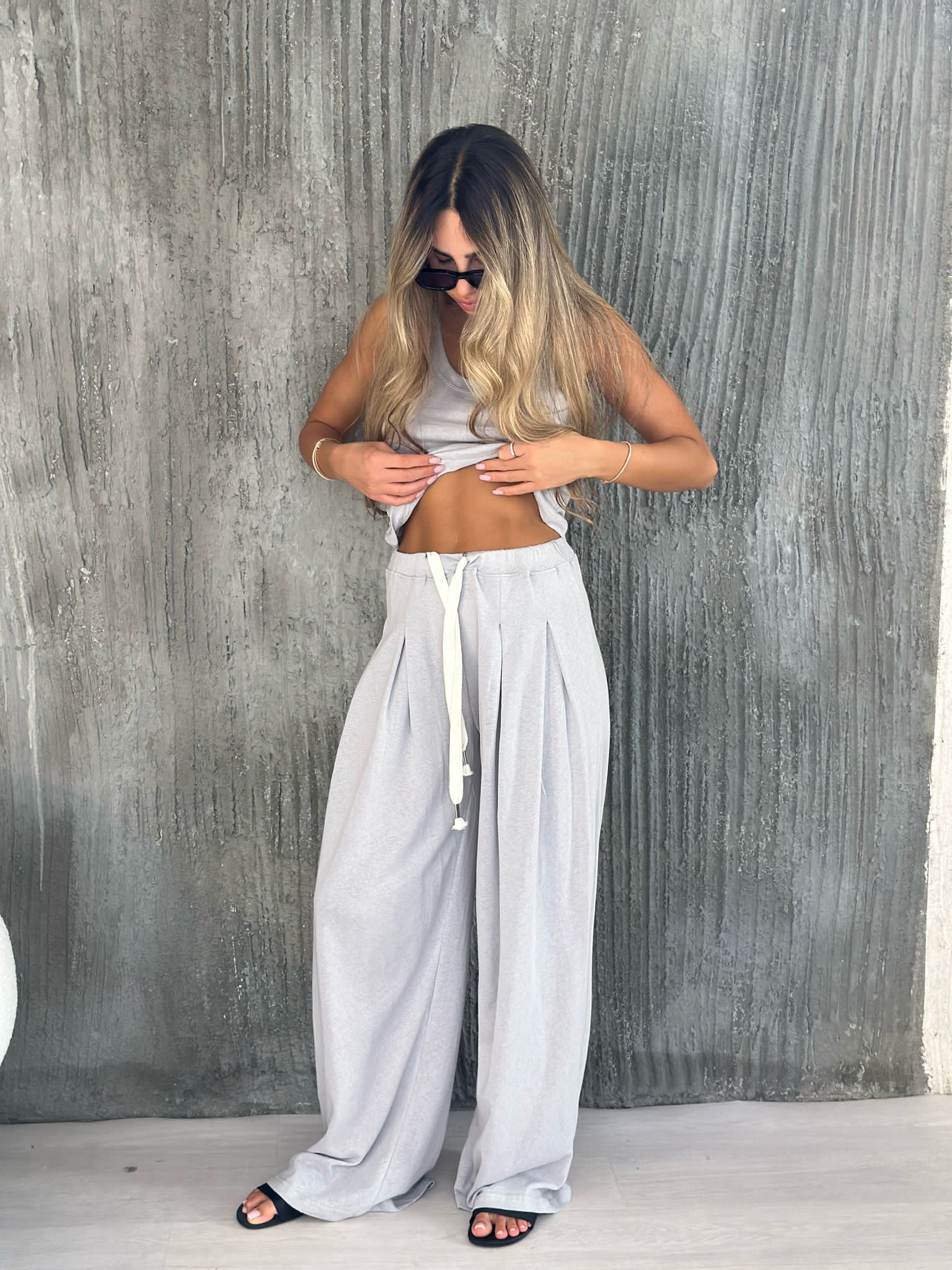 חליפת אנגליס אפור