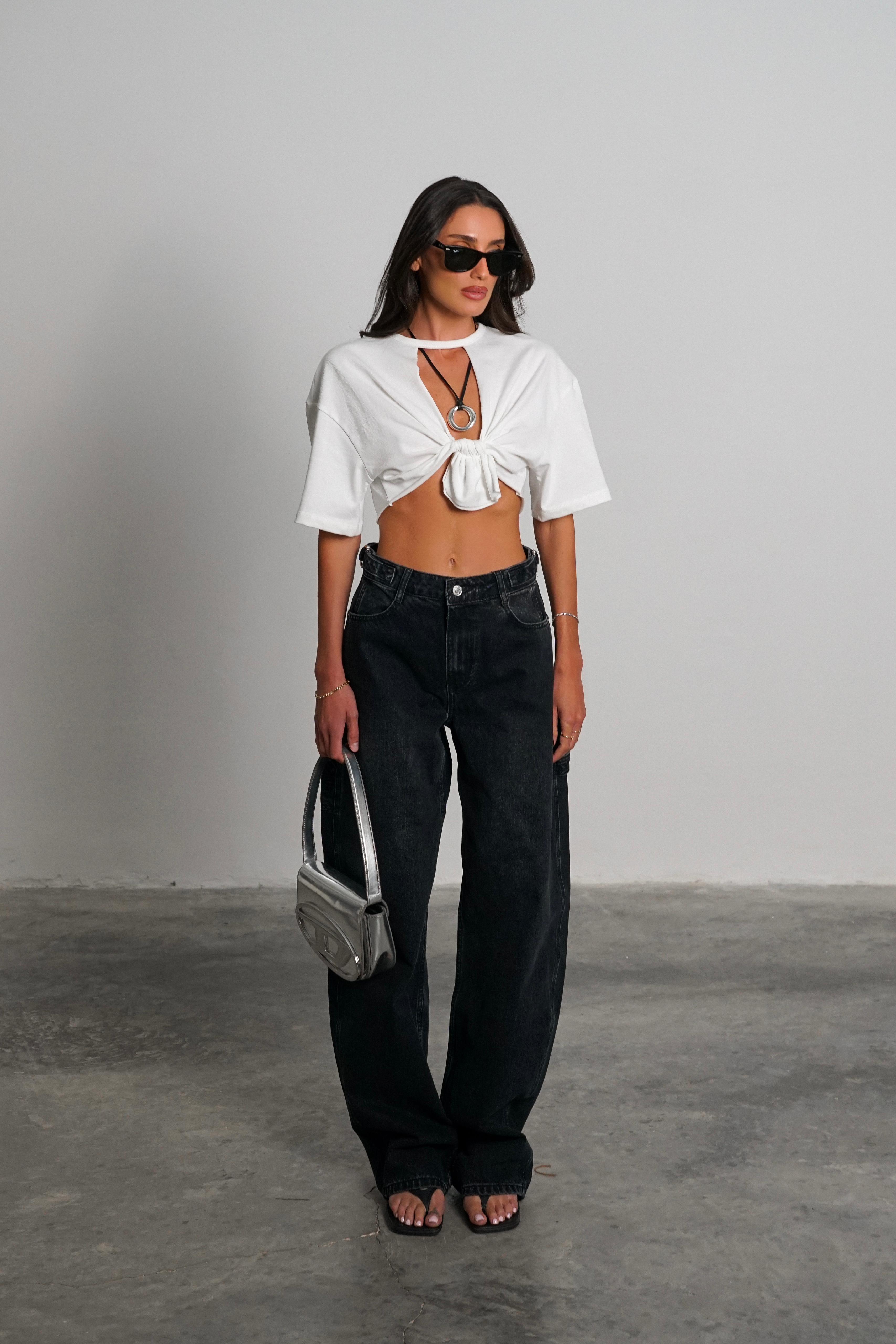 חולצת ריאל לבן