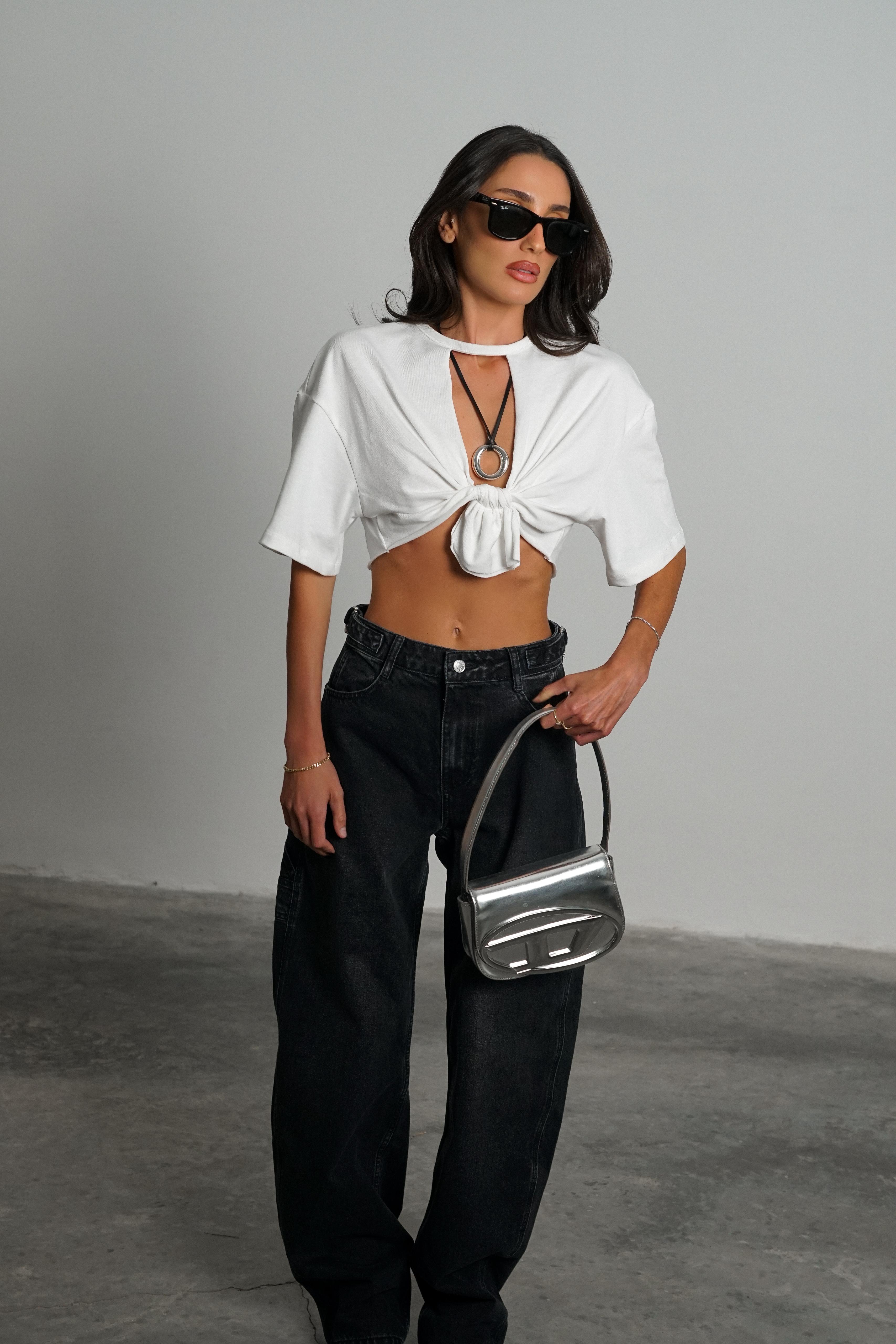 חולצת ריאל לבן