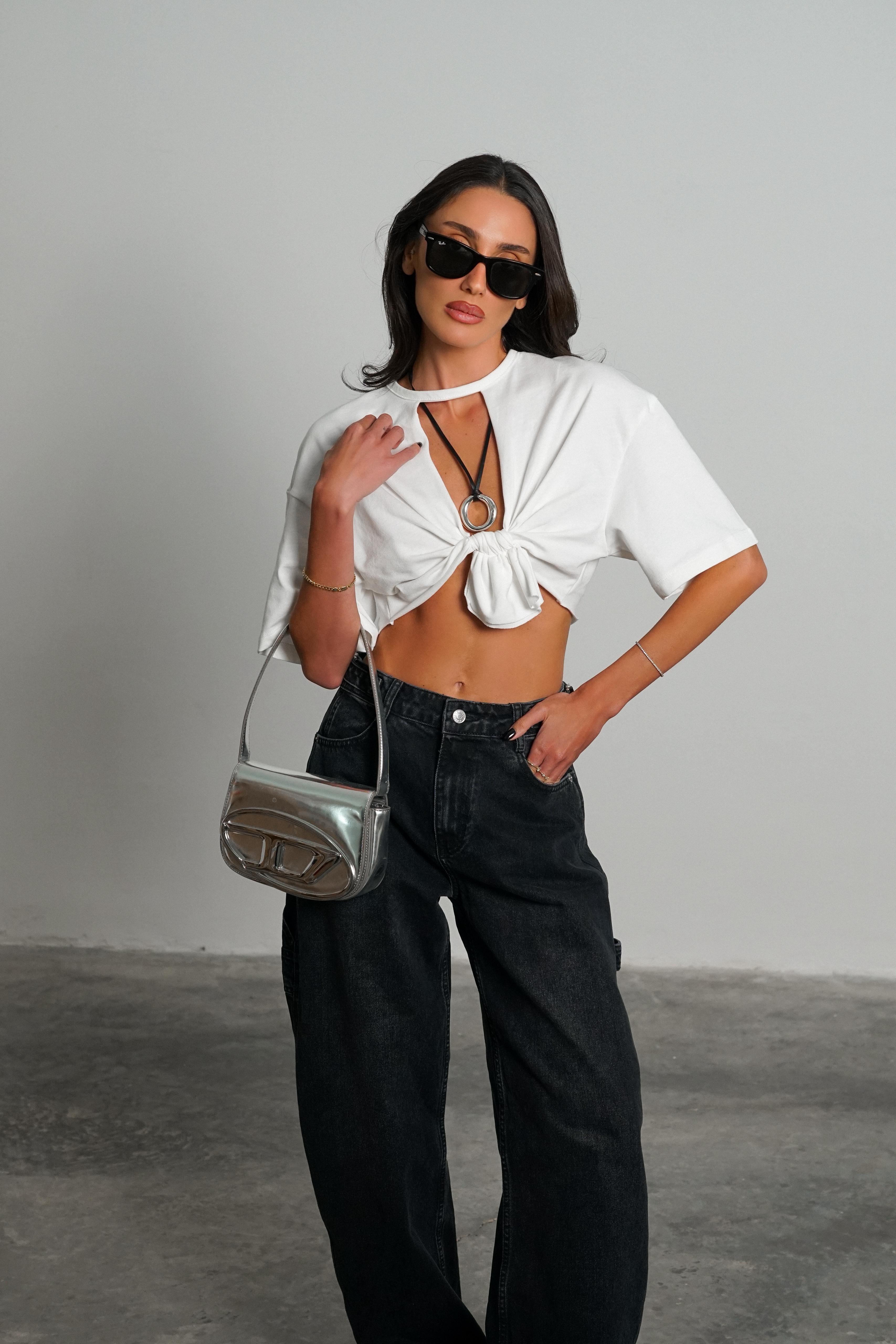 חולצת ריאל לבן