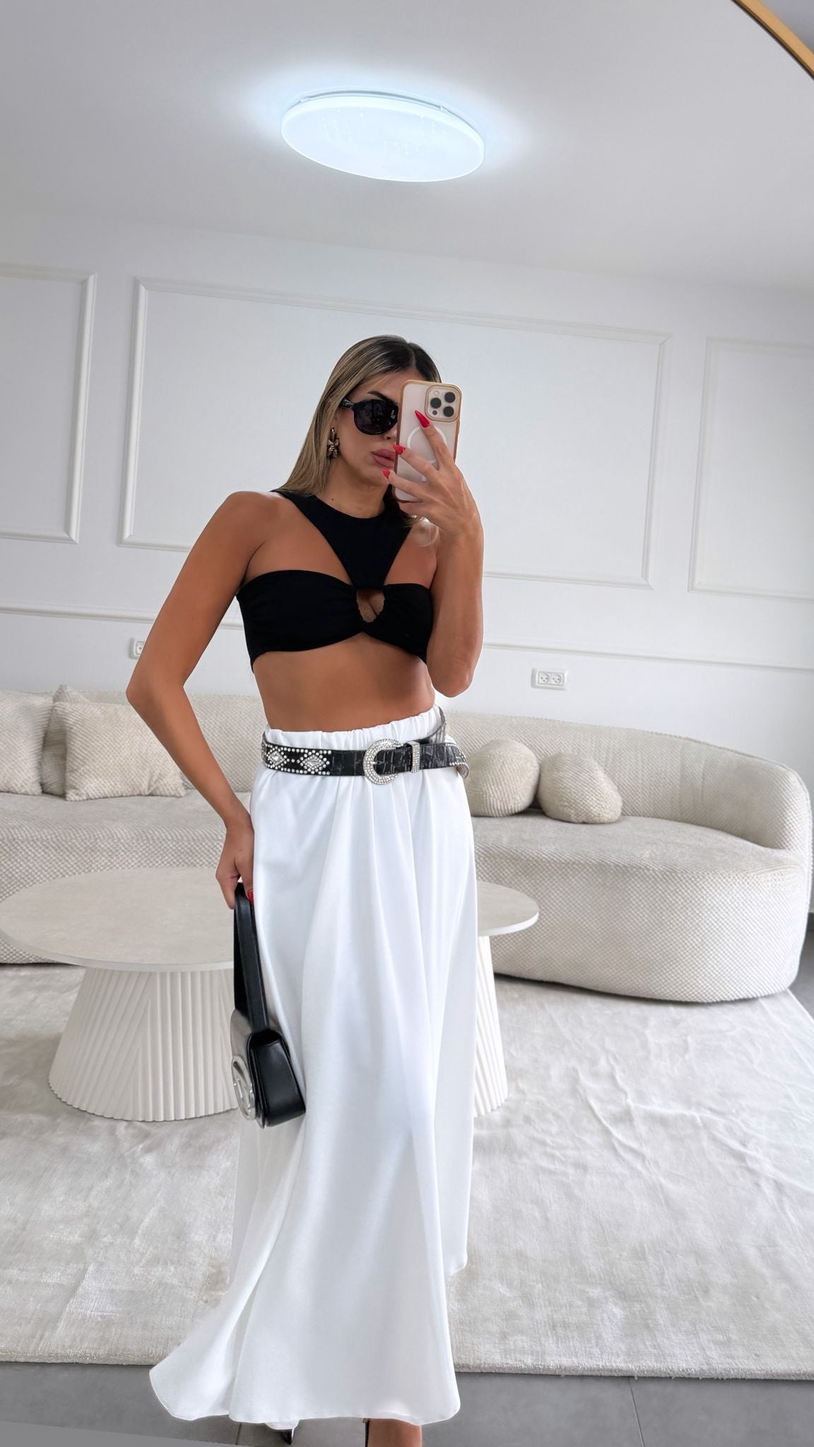 טופ לסלי שחור