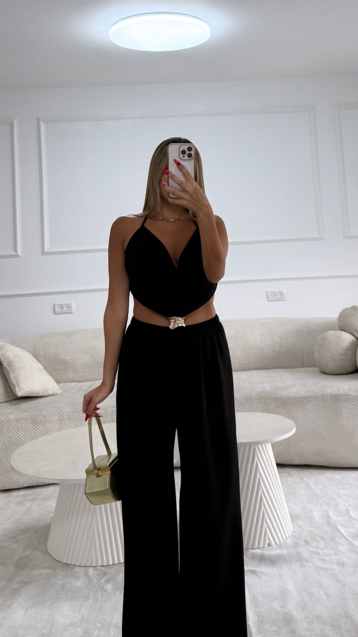 אוברול איימי שחור