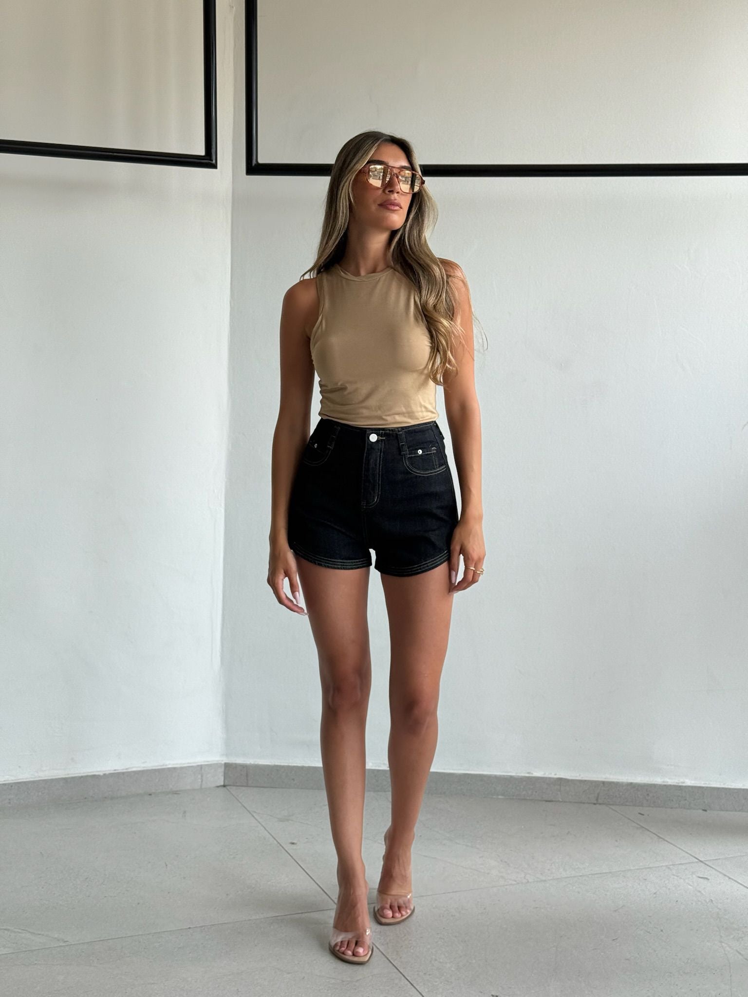 מיקרו שורט מיכאל כחול כהה