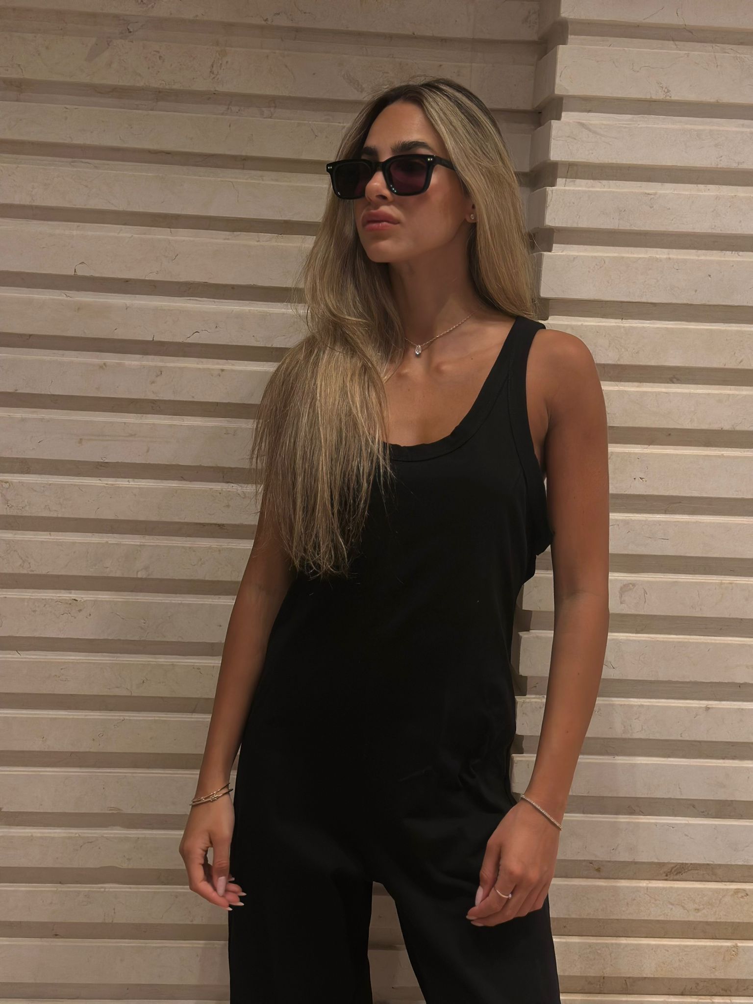 אוברול אביה שחור