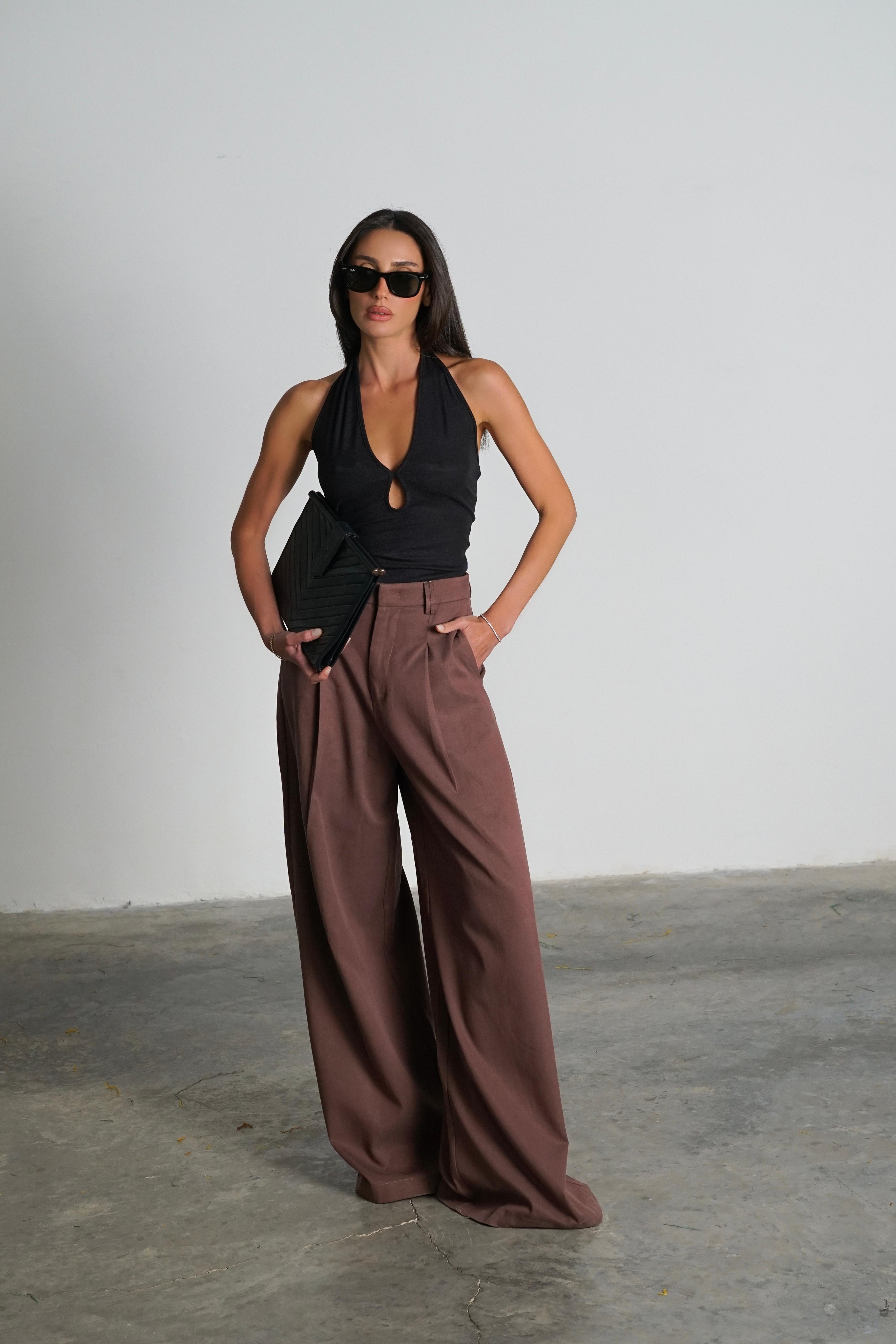 מכנס רינו חום