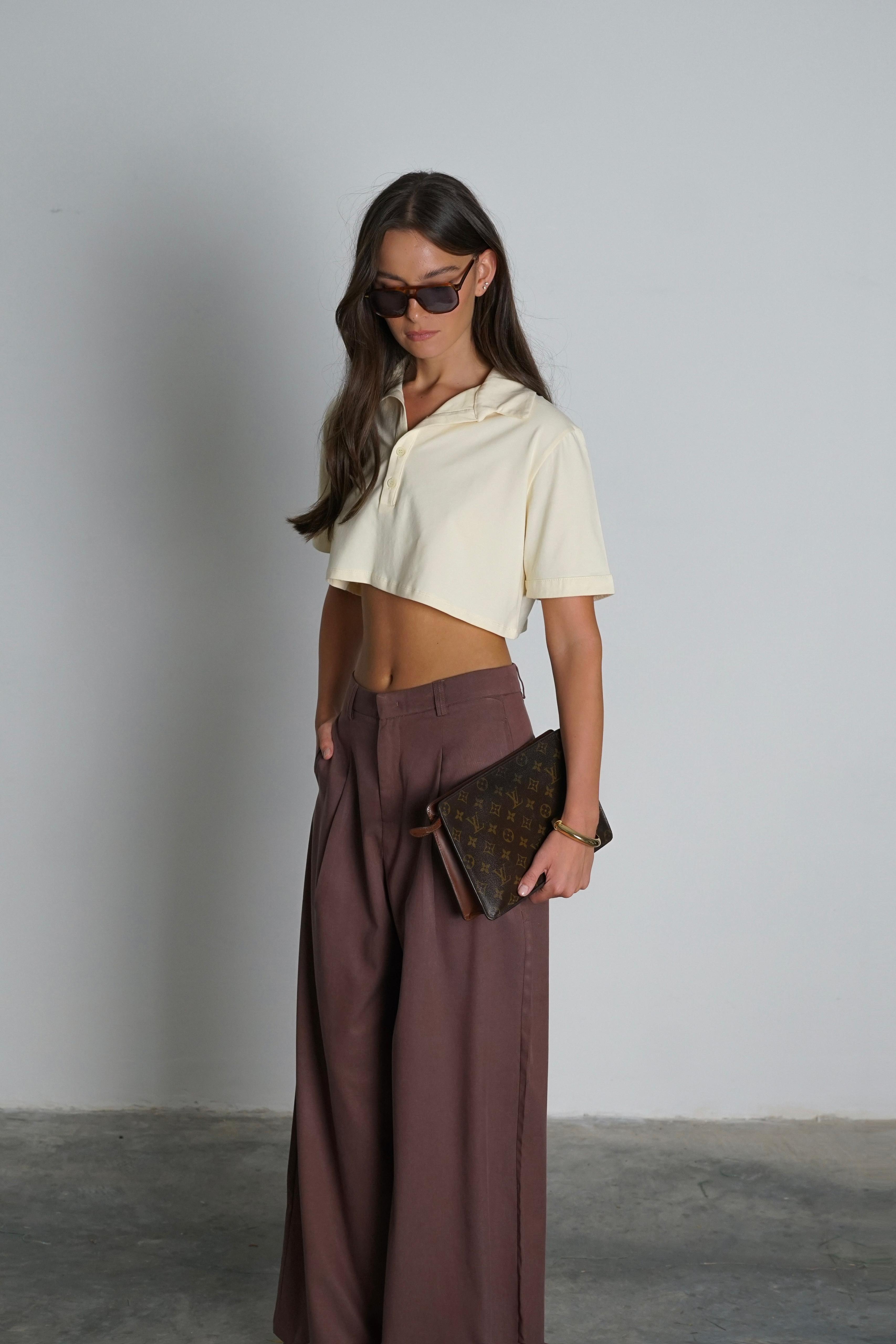 חולצת ליקה חמאה