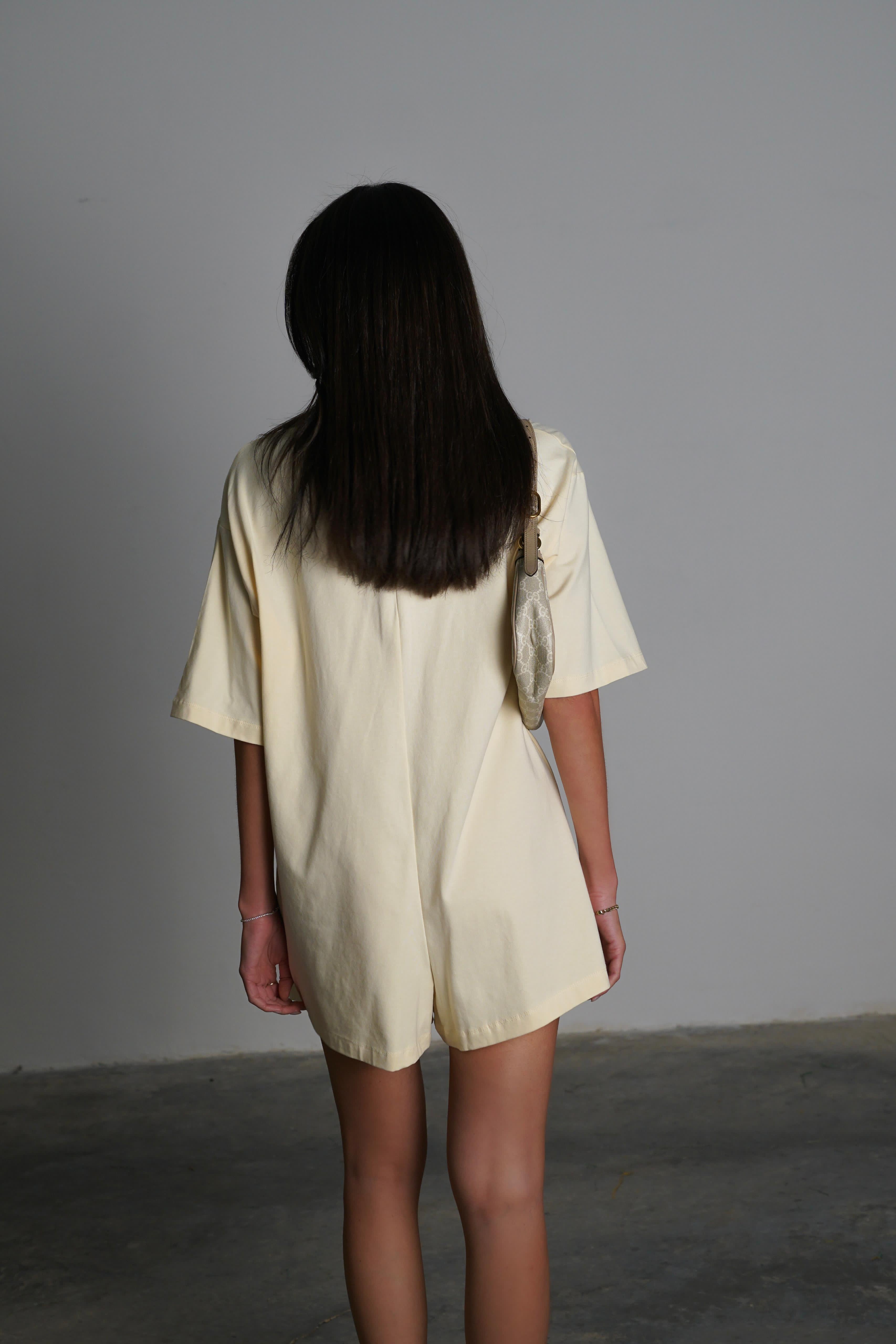 אוברול מוזס צהוב