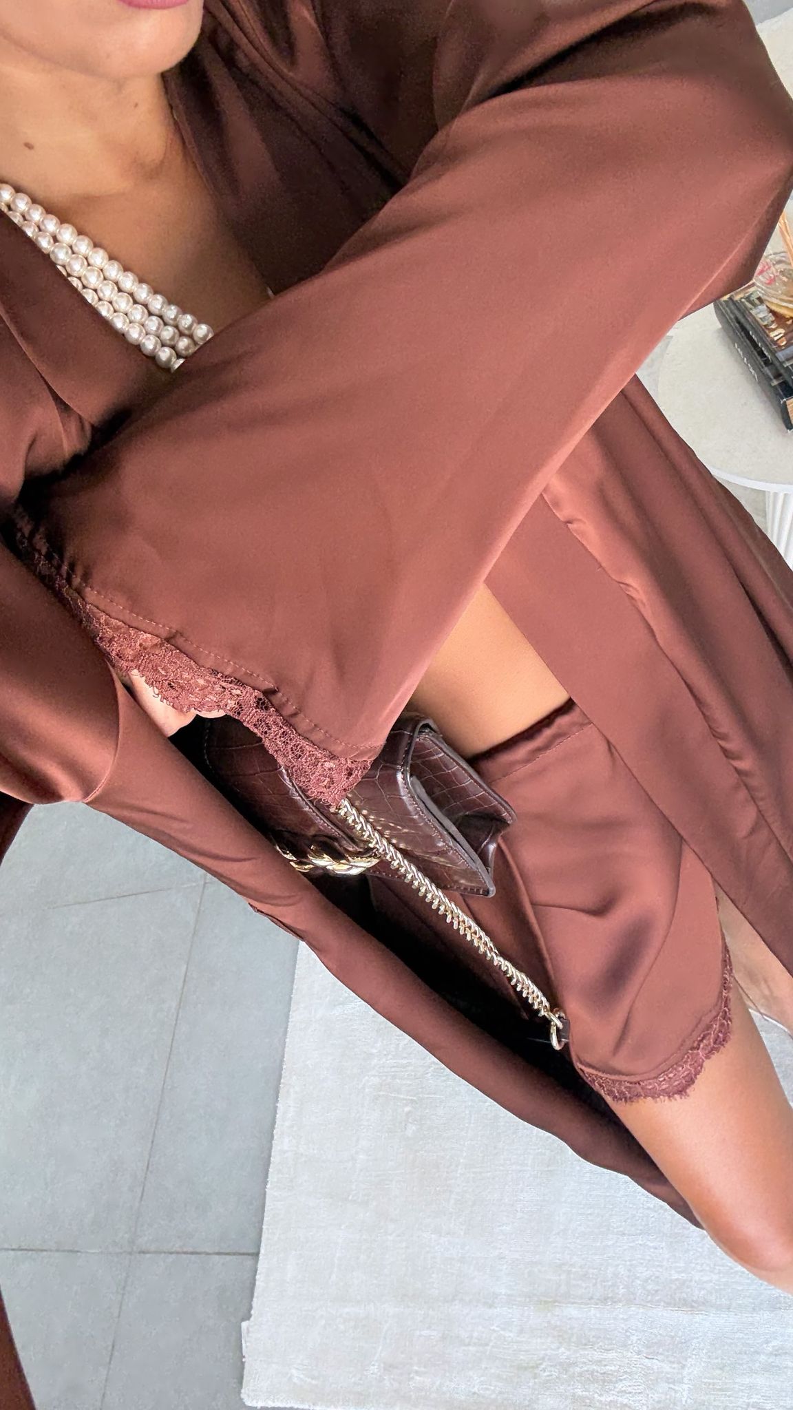 חליפת סיישל חום