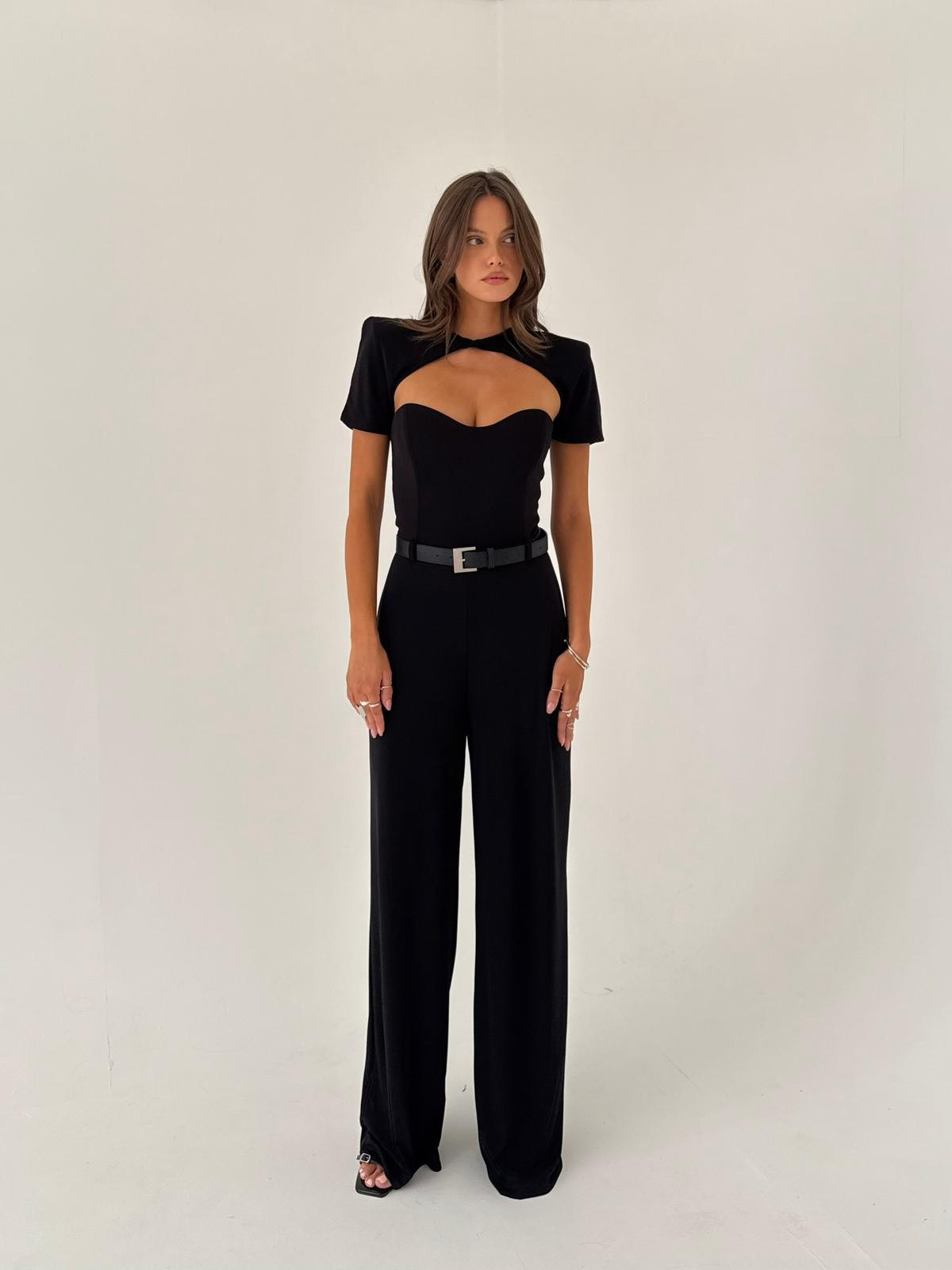 אוברול פרפל שחור