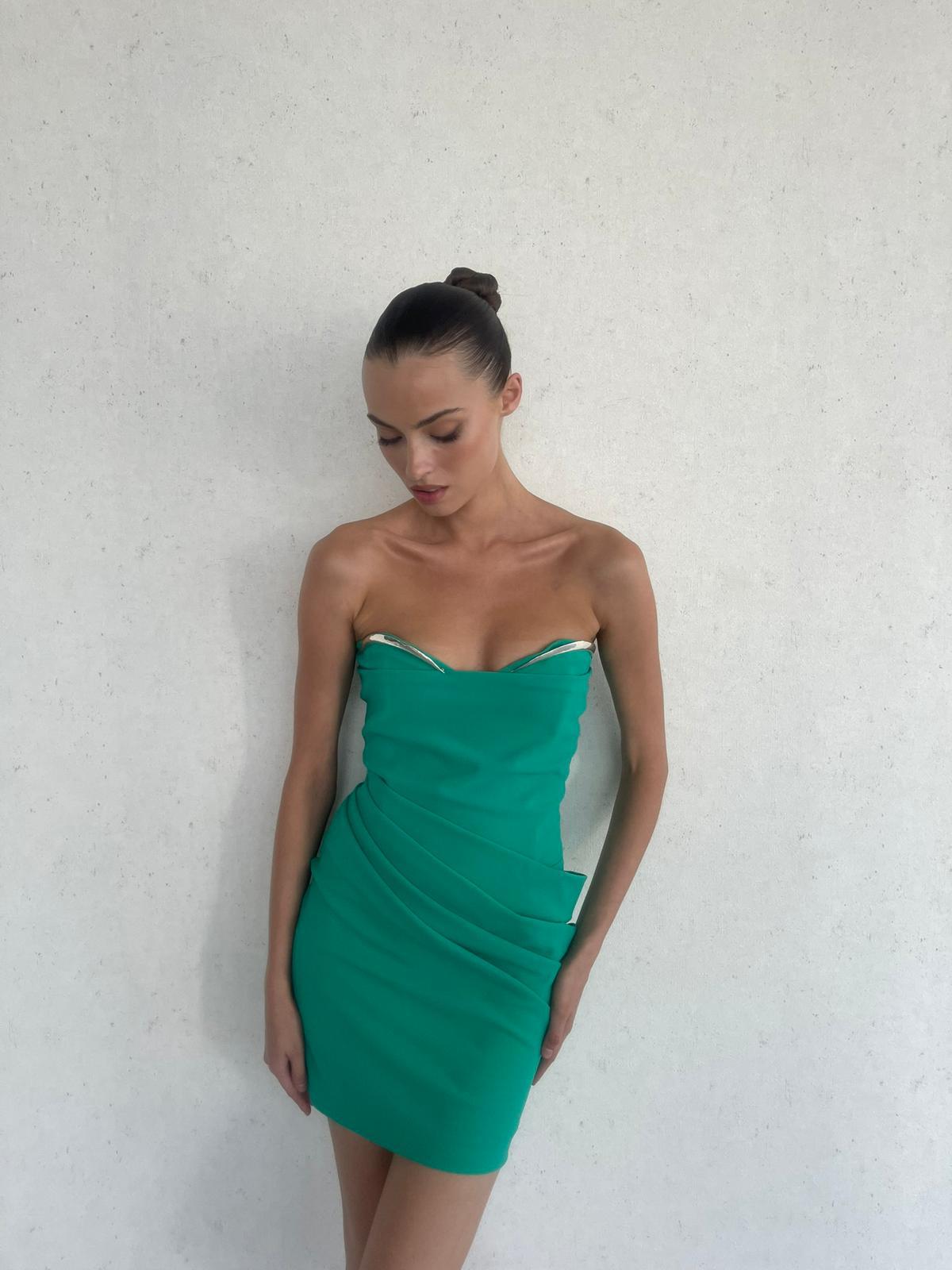 שמלת נאיה ירוק