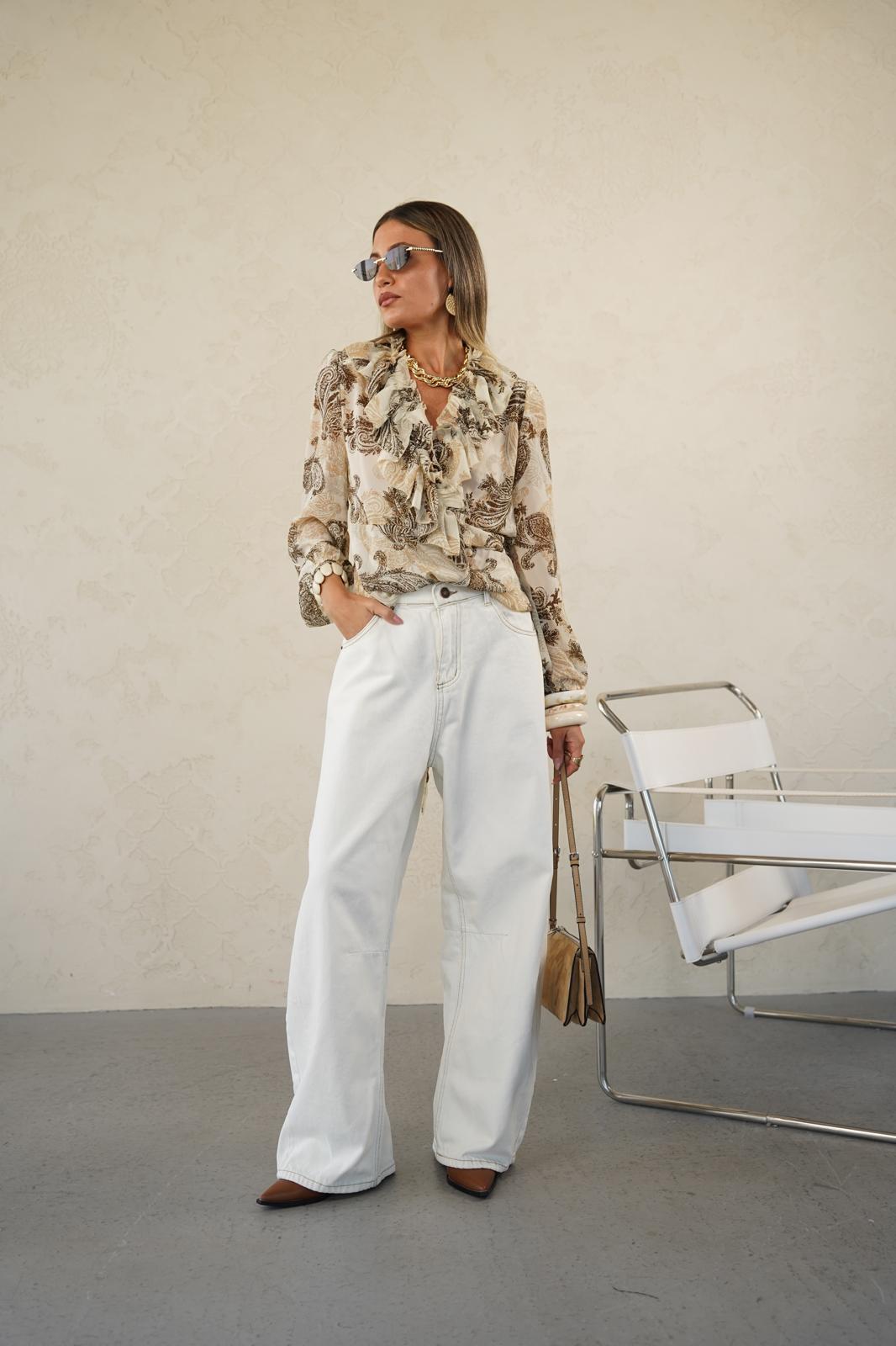 מכנס לוסיל לבן