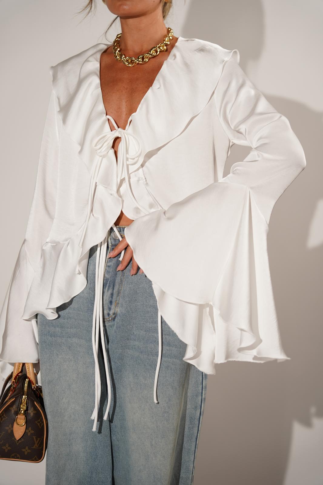 חולצת איימי לבן