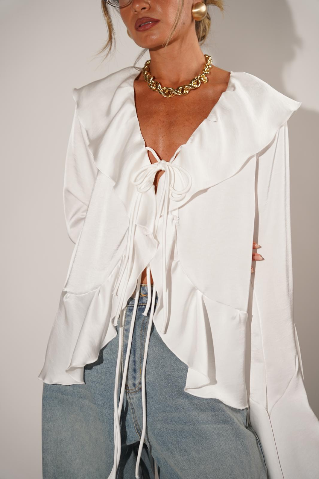 חולצת איימי לבן