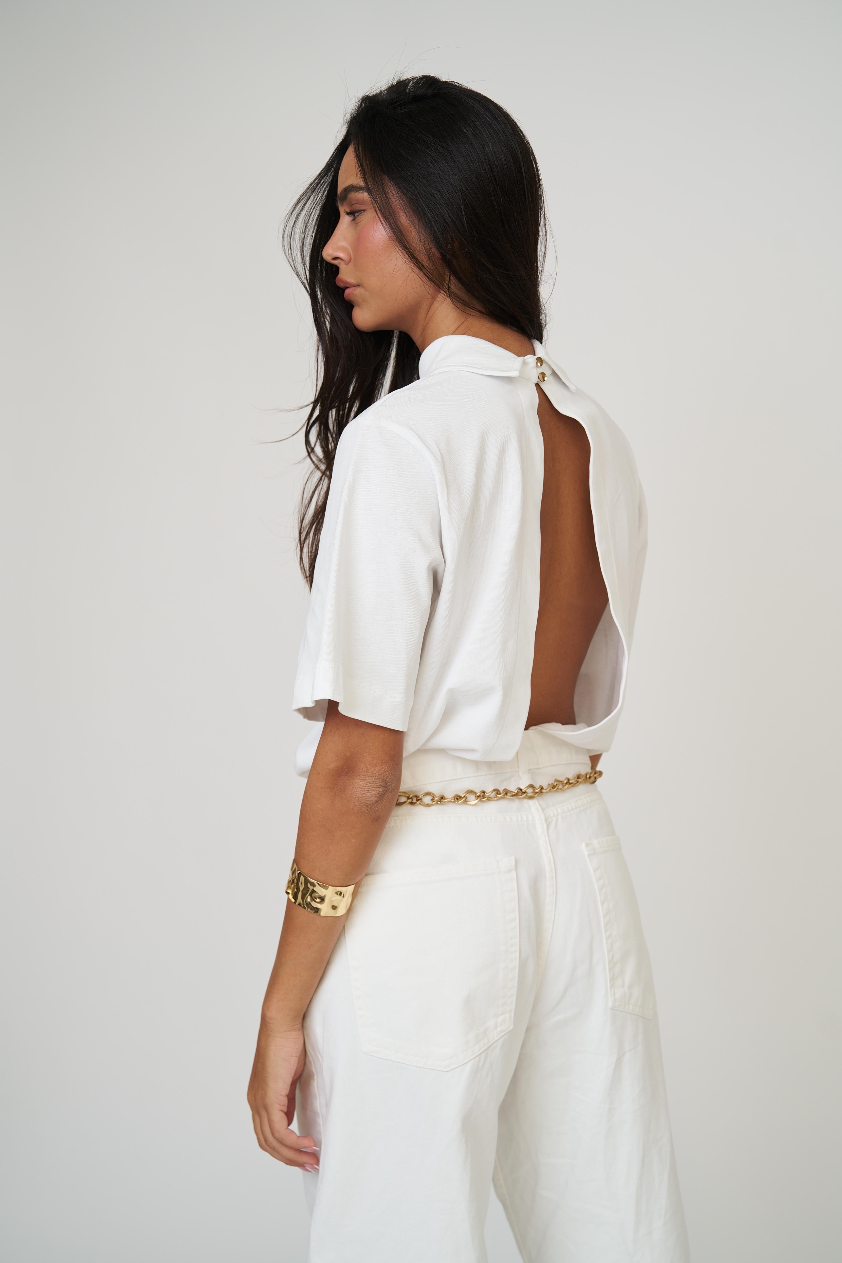 חולצת קורן לבן