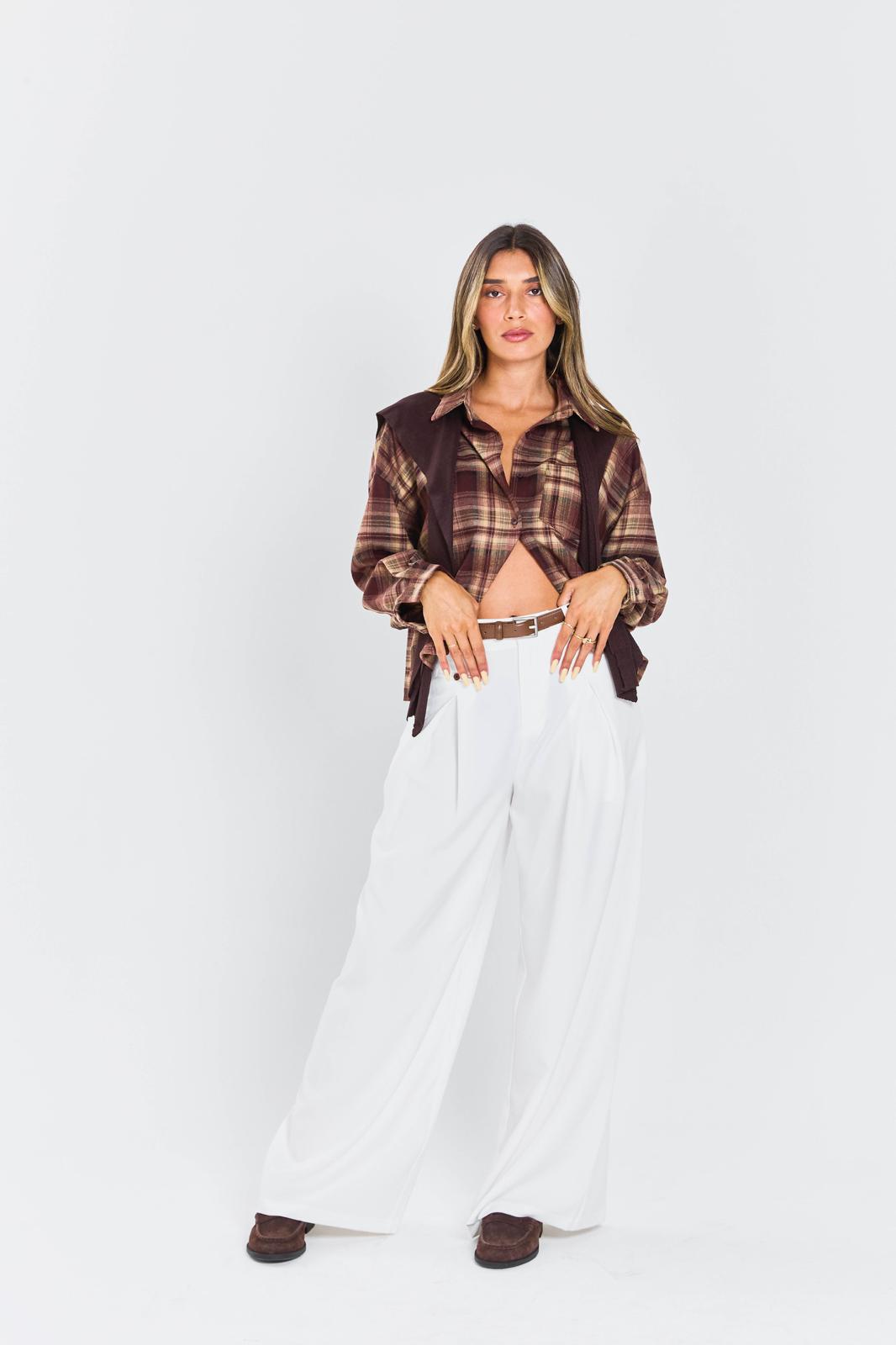 חולצת אנאבל חום