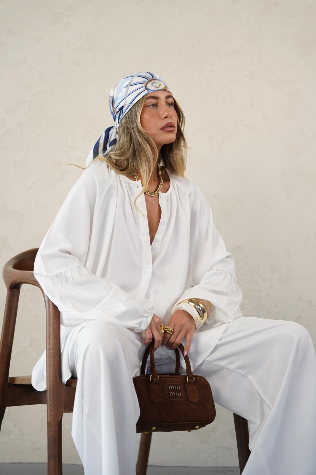 חליפת אליס לבן