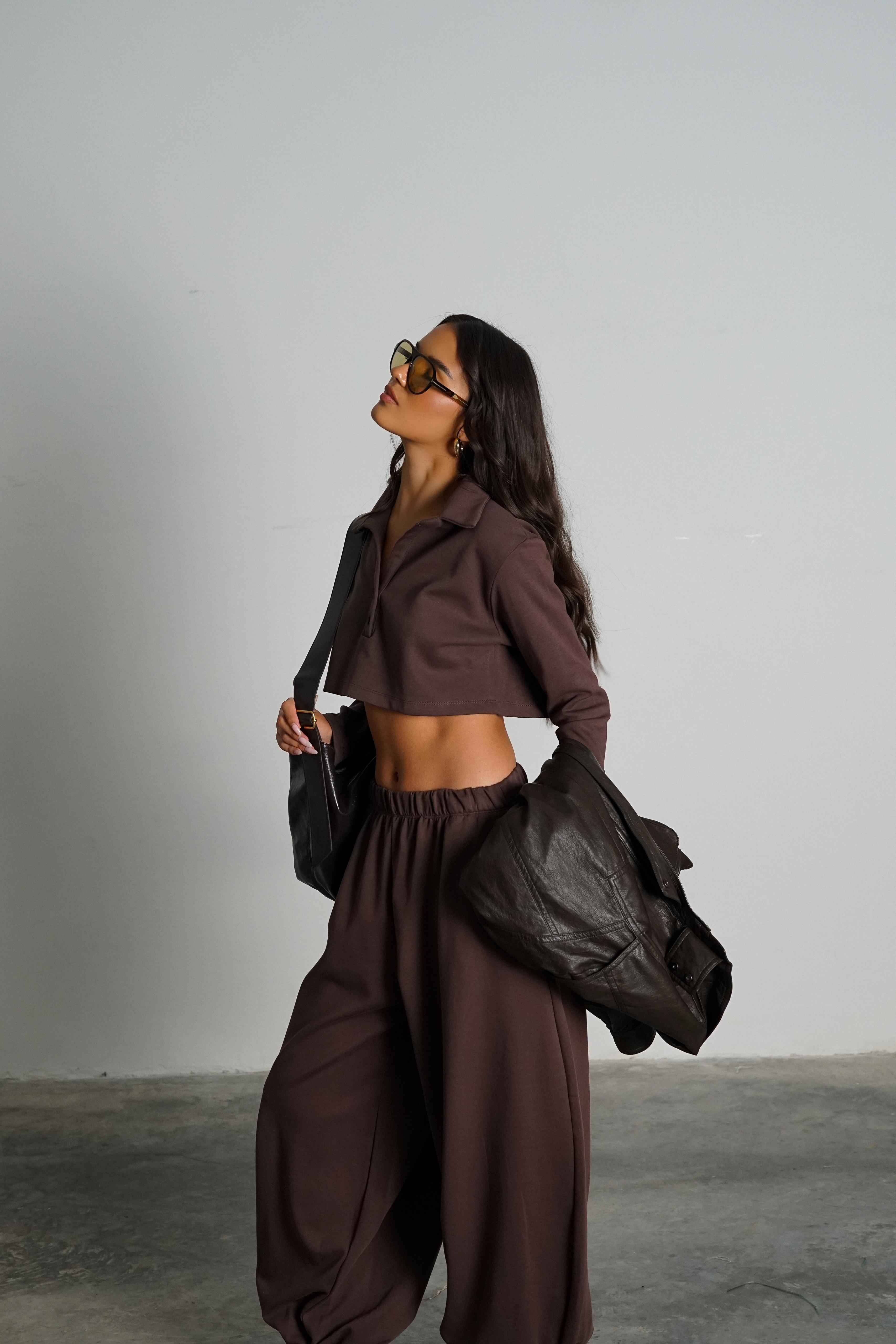 חליפת בלומה חום