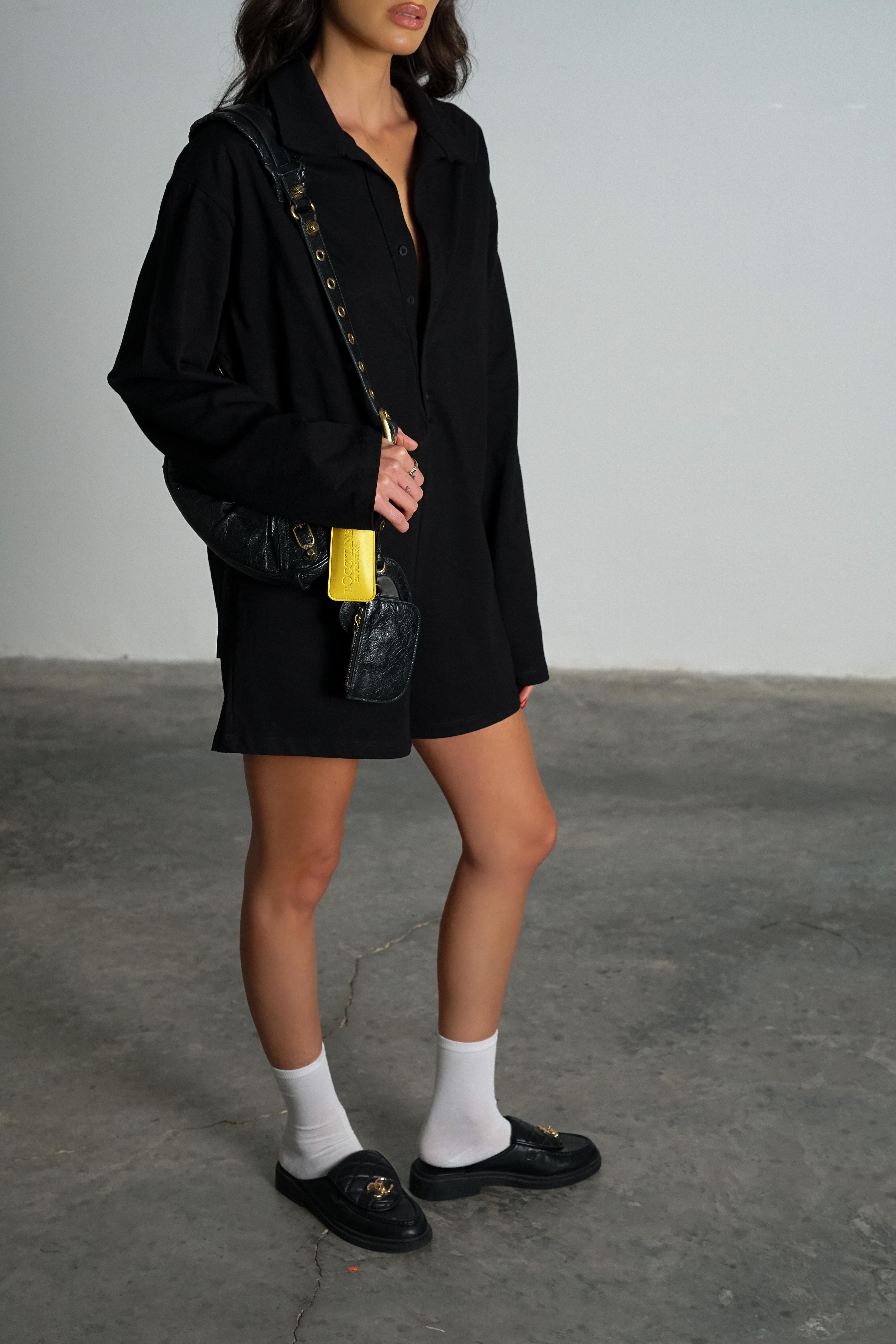 אוברול ריטמי שחור